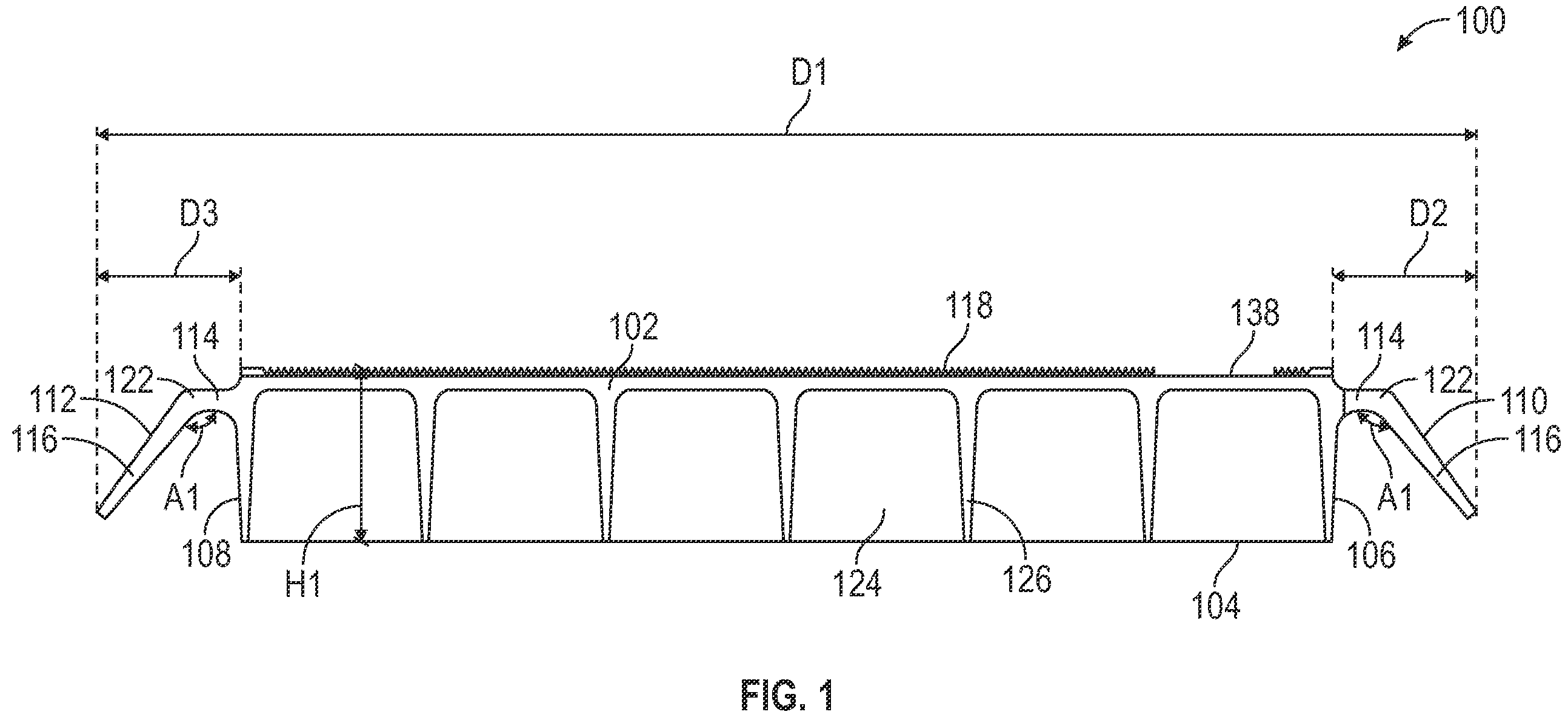 Patent US12378773 Figure 1 – Temporary stair treads