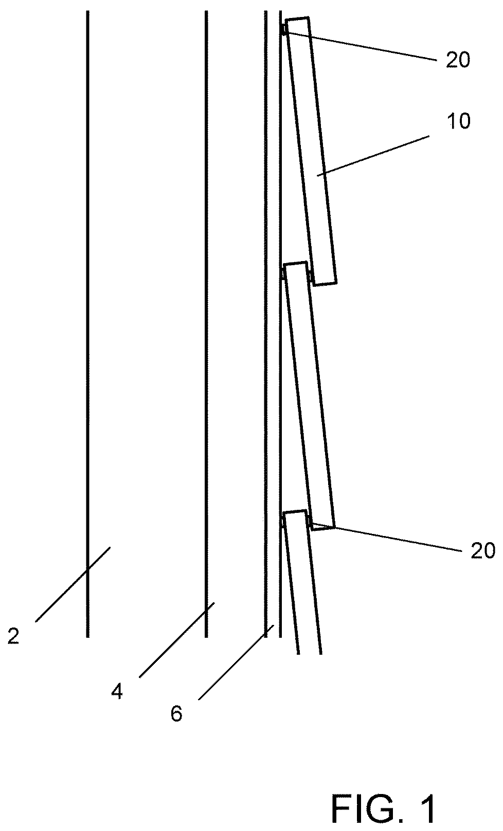 Patent US12378774 Figure 1 – Panels with ventilation elements