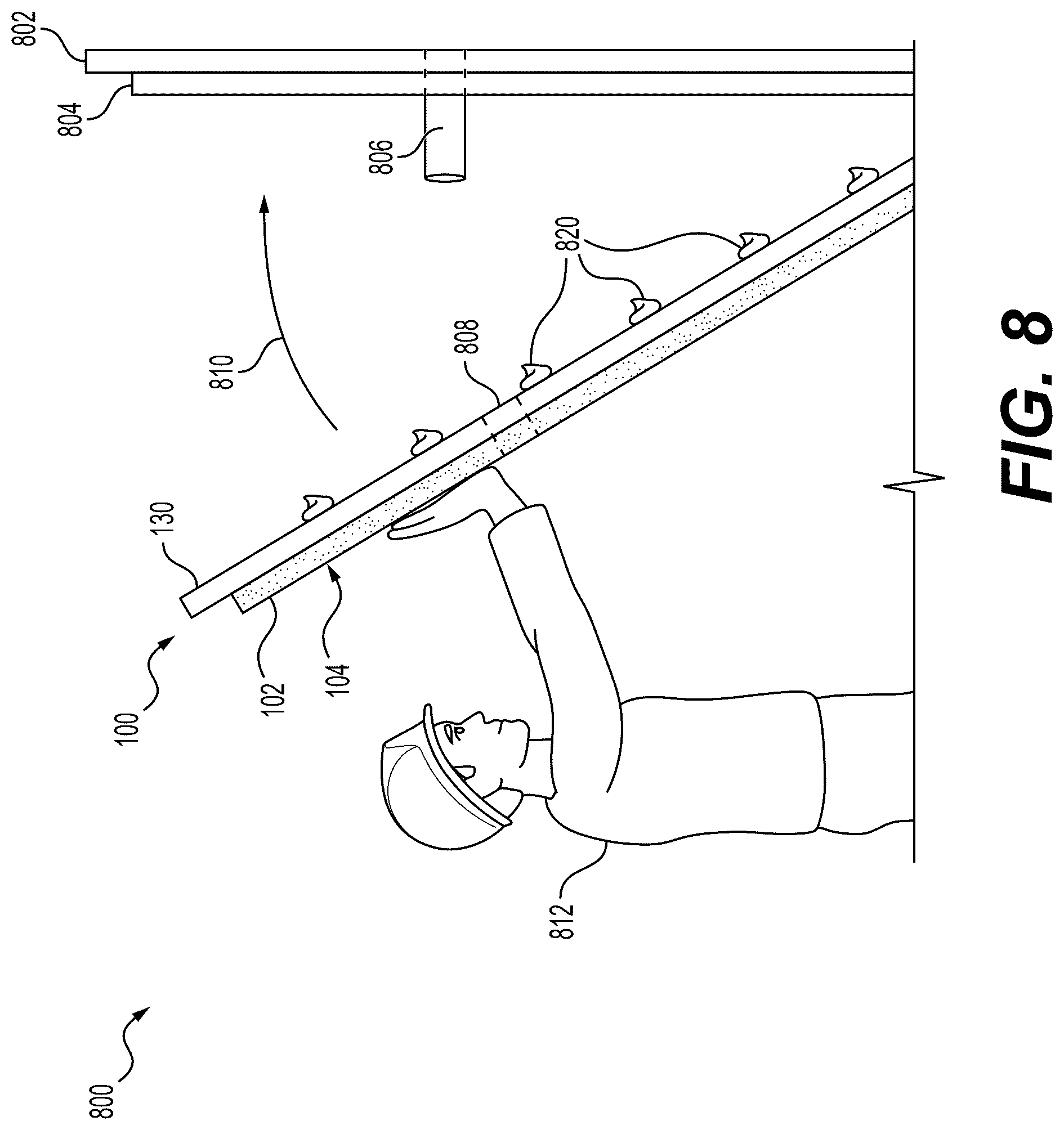 Patent US12378776 Figure 12 – Porcelain board tile assemblies, systems, and methods for surface installations