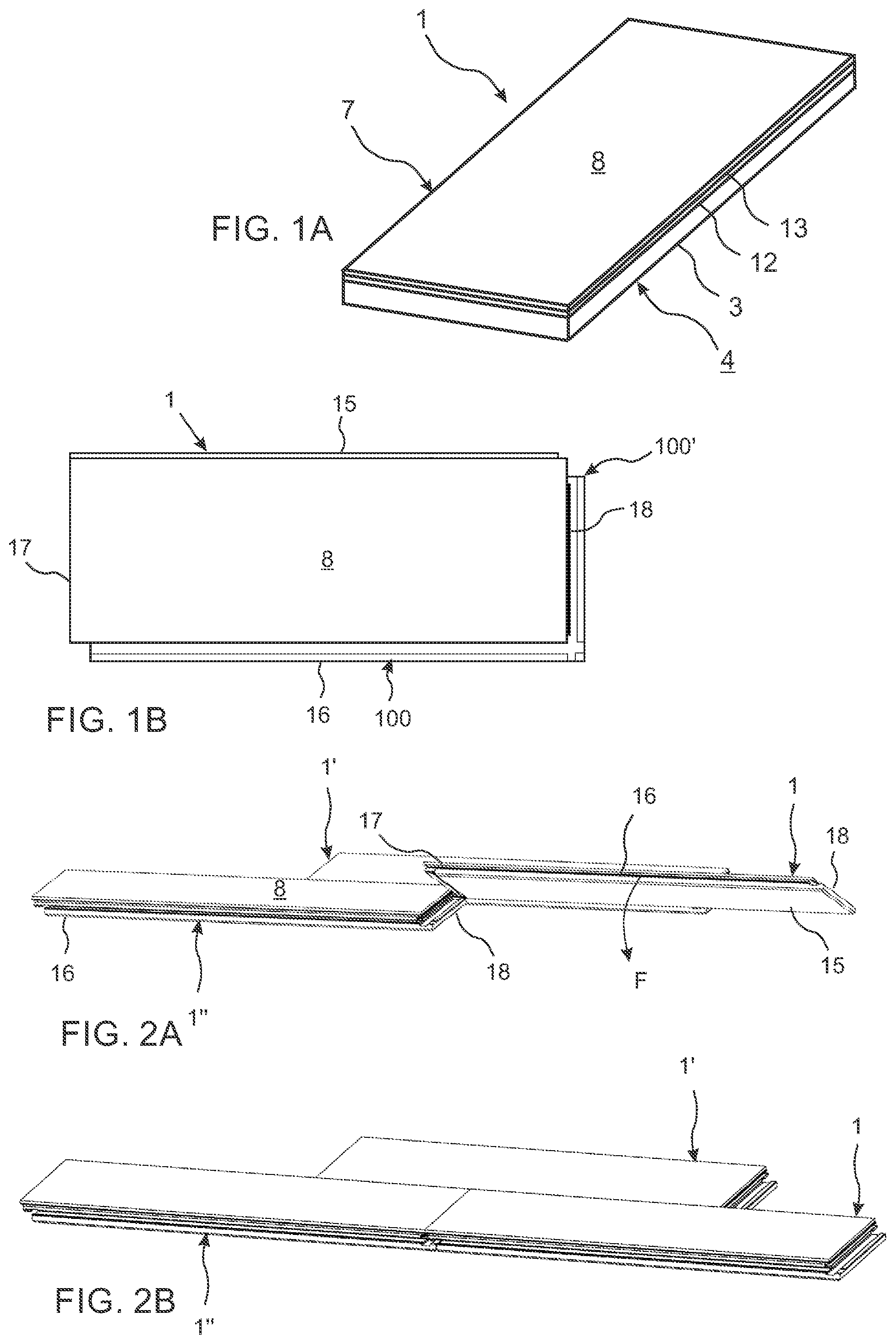 Patent US12378777 — Method to manufacture a bevel on a building panel and such building panel — Figure 1