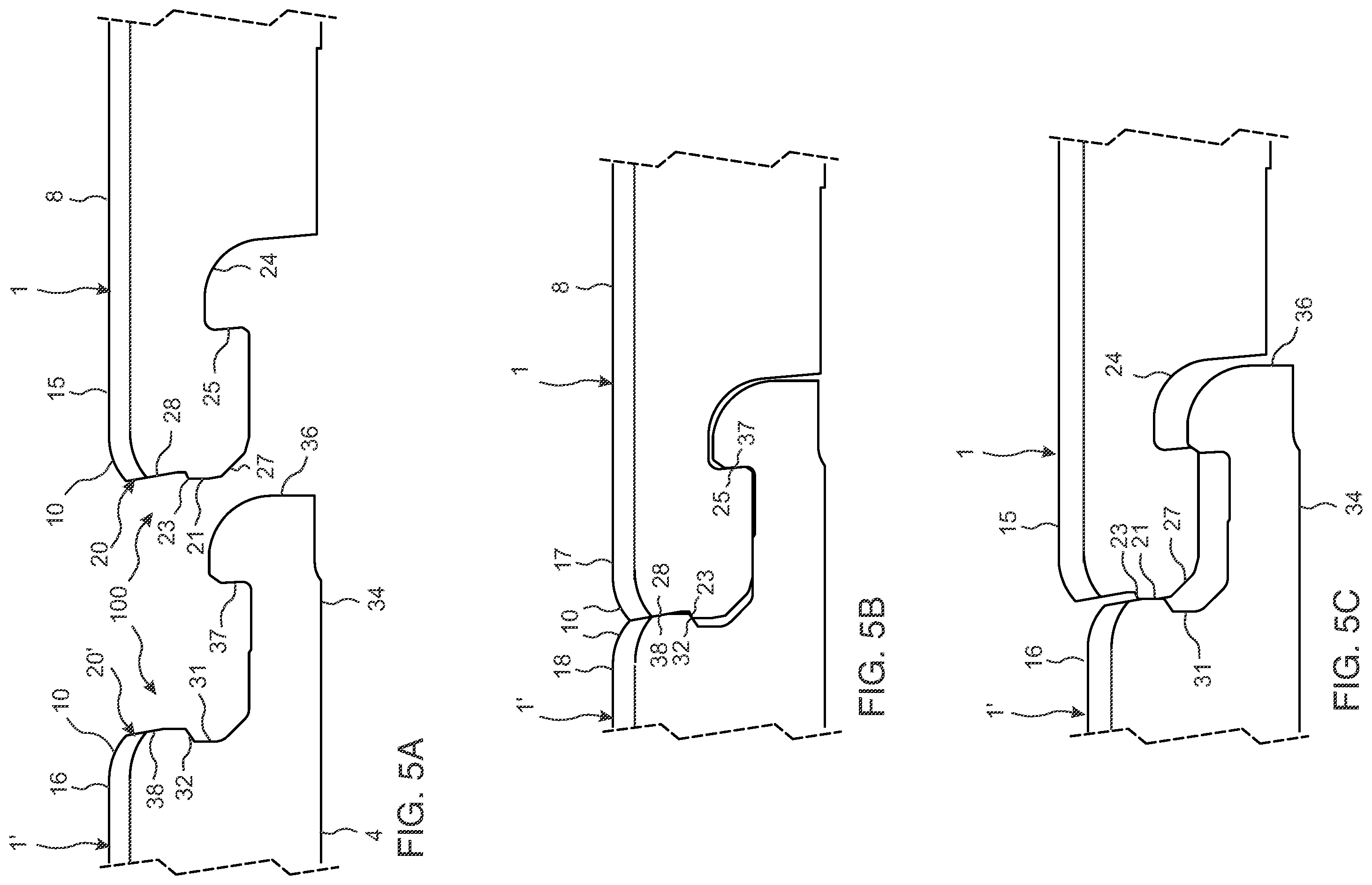 Patent US12378777 Figure 4 – Method to manufacture a bevel on a building panel and such building panel