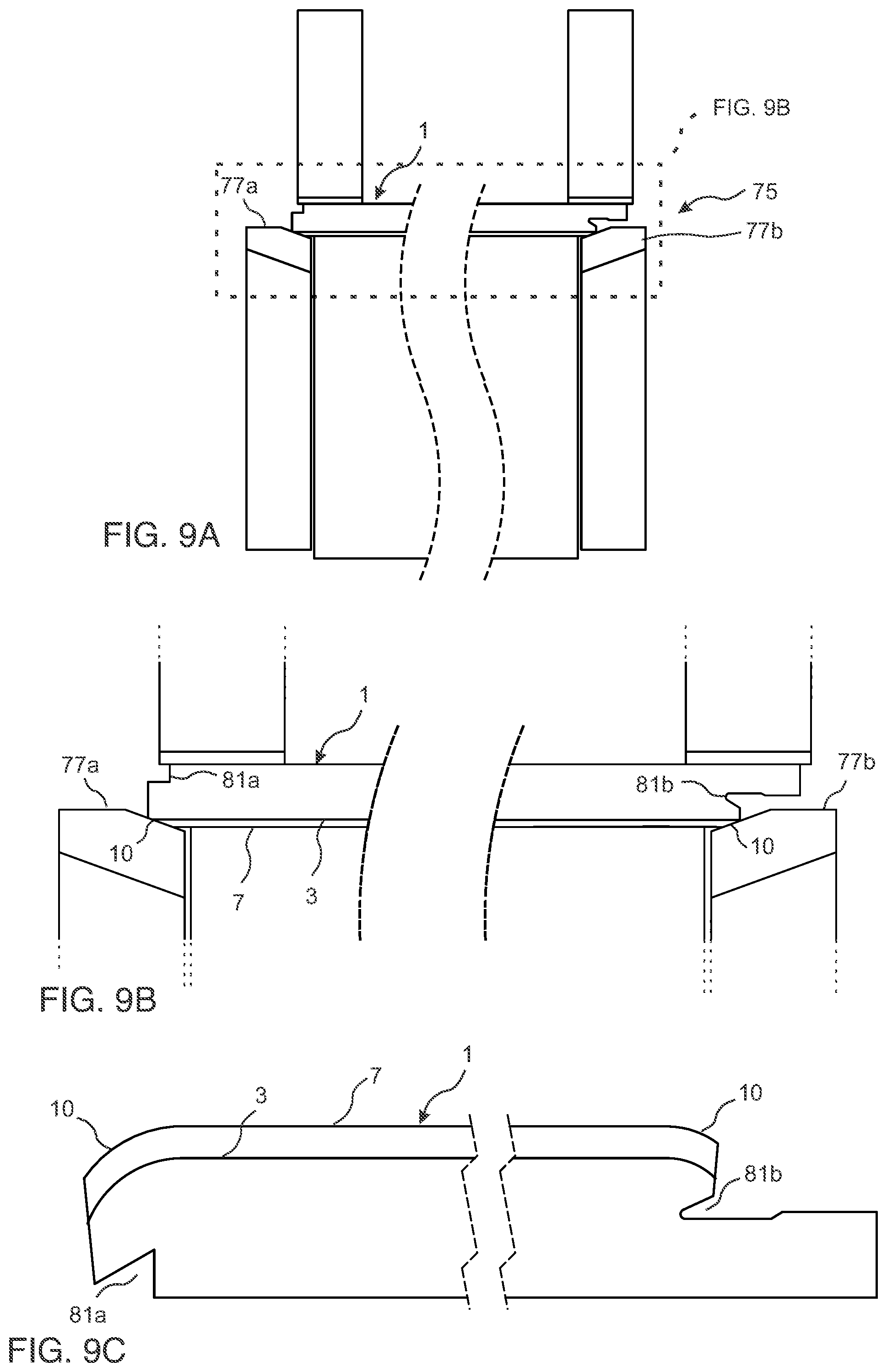 Patent US12378777 Figure 7 – Method to manufacture a bevel on a building panel and such building panel