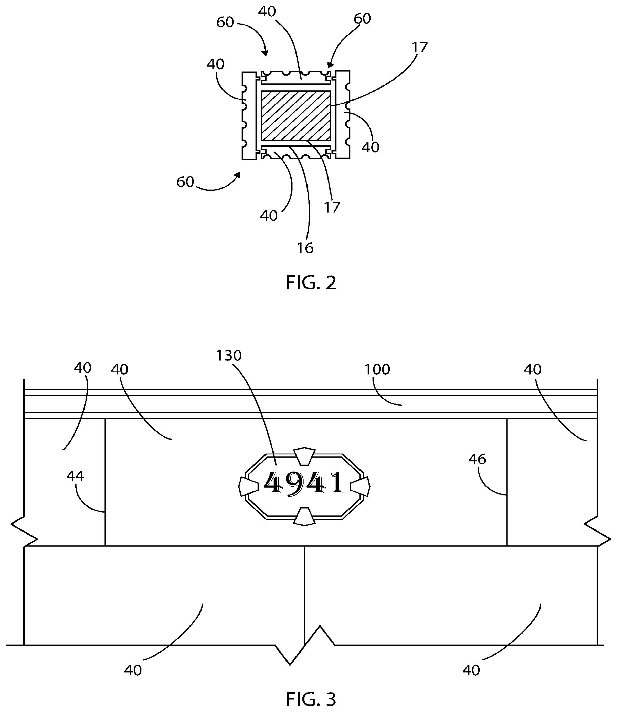 Patent US12378778 Figure 2 – Method of attaching molding, trim, or panels to structures
