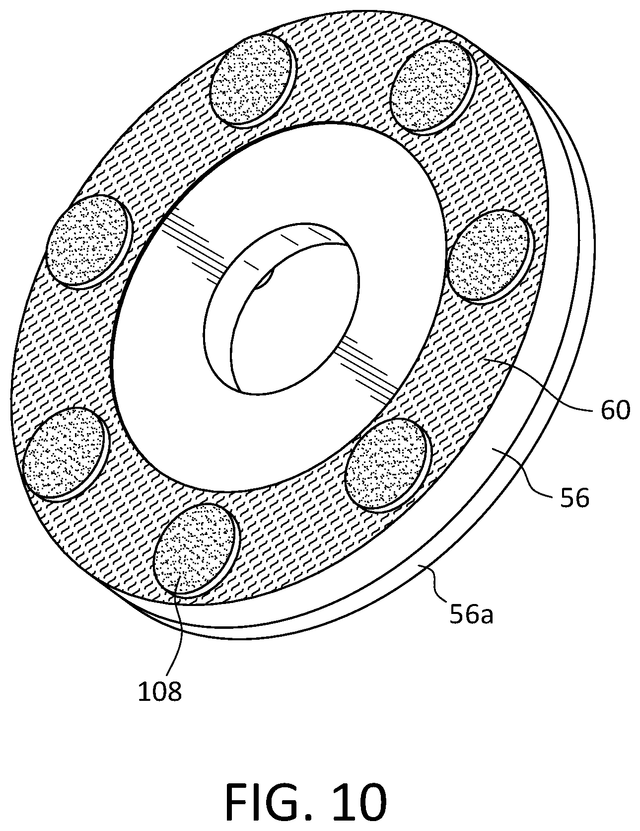 Patent US12378781 Figure 9 – Mounting adapter for concrete surface processing tools