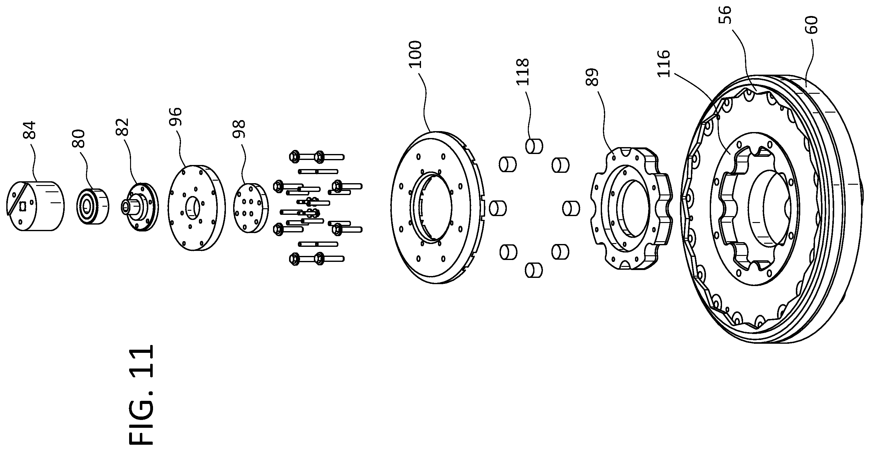 Patent US12378781 Figure 10 – Mounting adapter for concrete surface processing tools