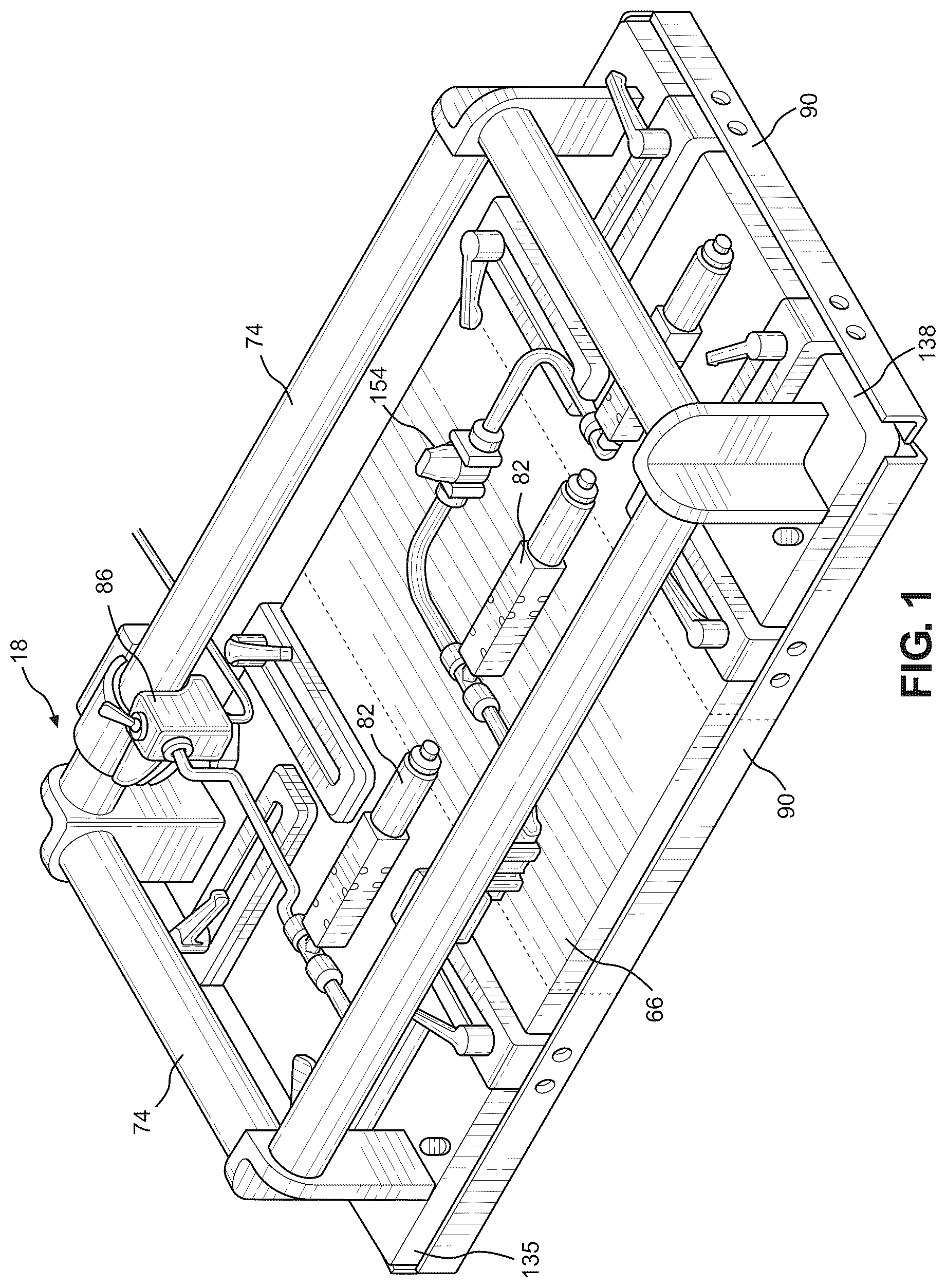 Patent US12378782 Figure 1 – Tile setting device