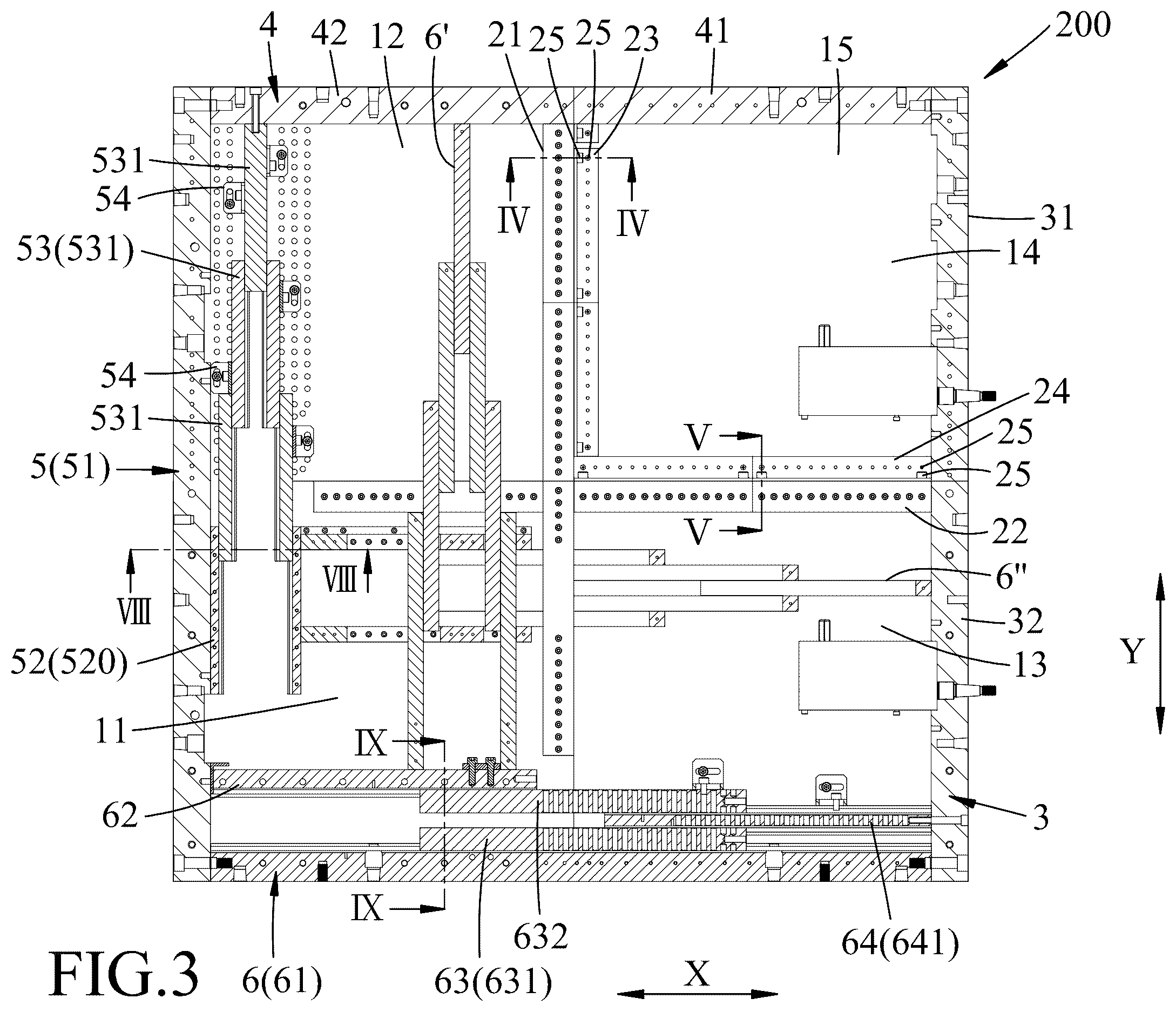 Patent US12378784 Figure 3 – Two-way retractable building formwork apparatus