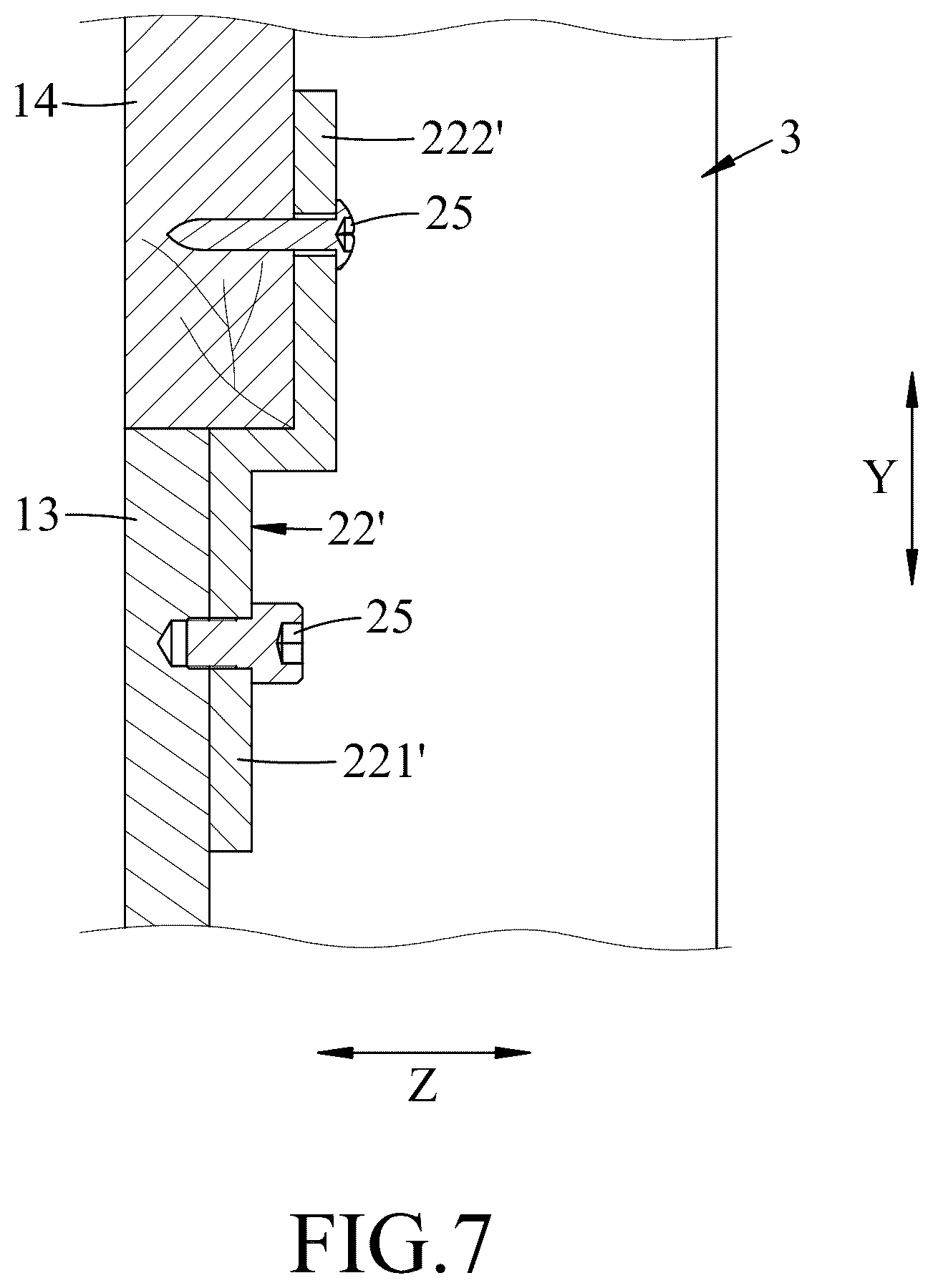 Patent US12378784 Figure 7 – Two-way retractable building formwork apparatus