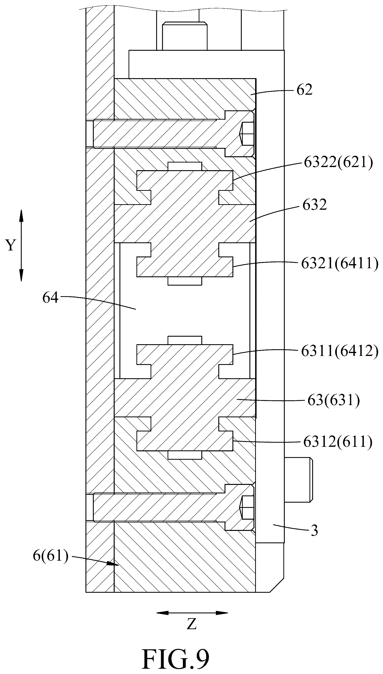 Patent US12378784 Figure 9 – Two-way retractable building formwork apparatus