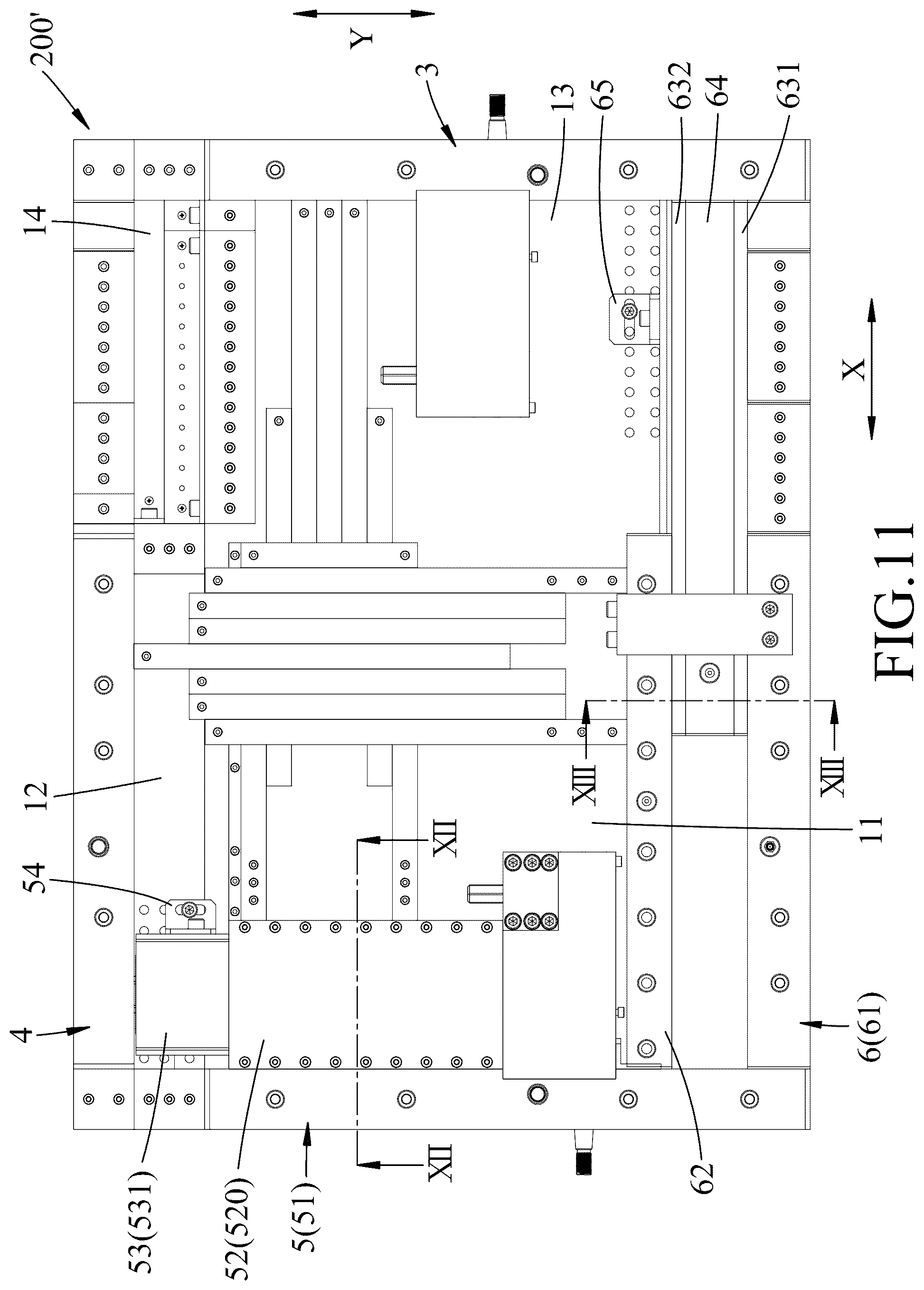 Patent US12378784 Figure 11 – Two-way retractable building formwork apparatus