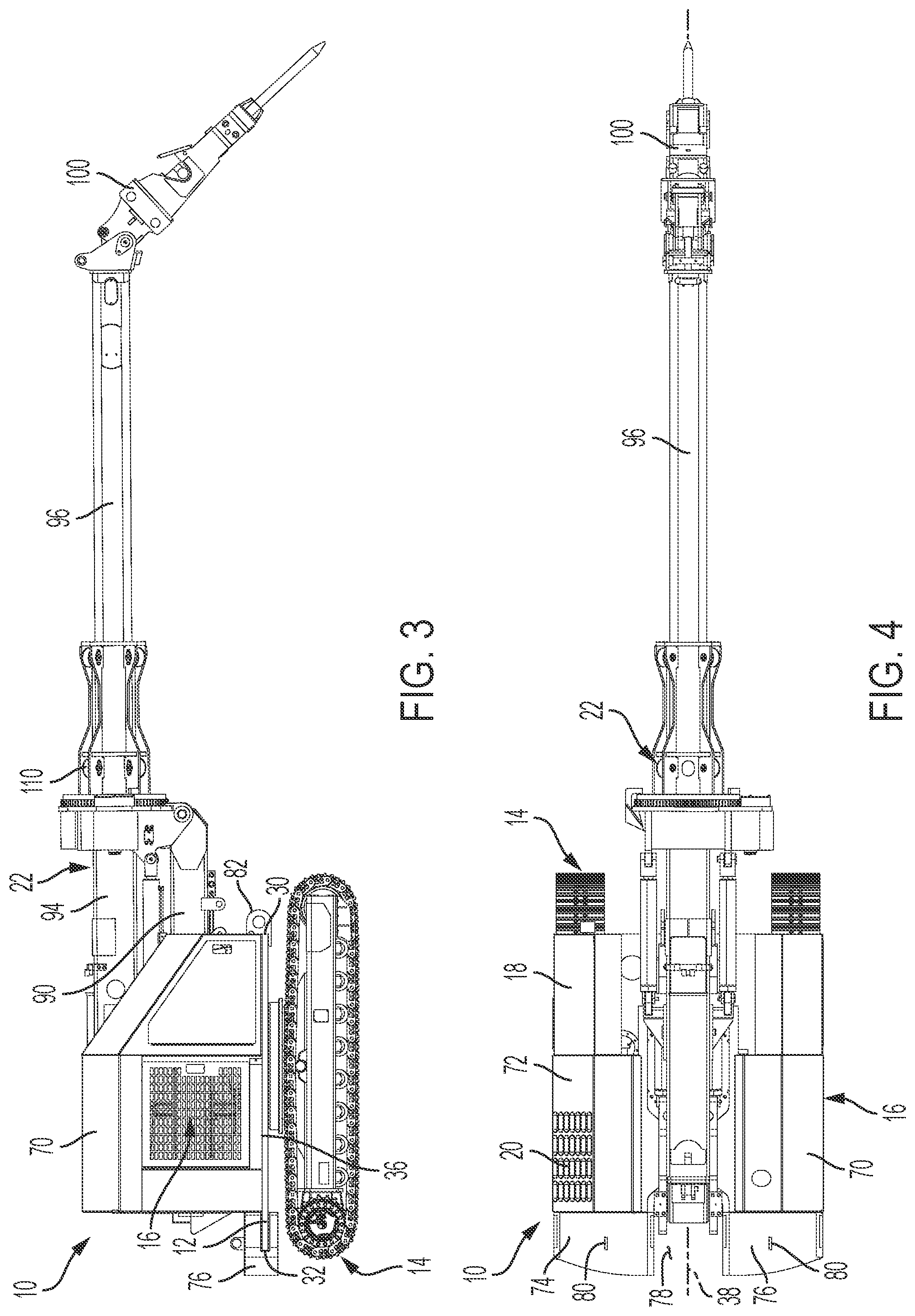 Patent US12378788 Figure 2 – Demolition machine