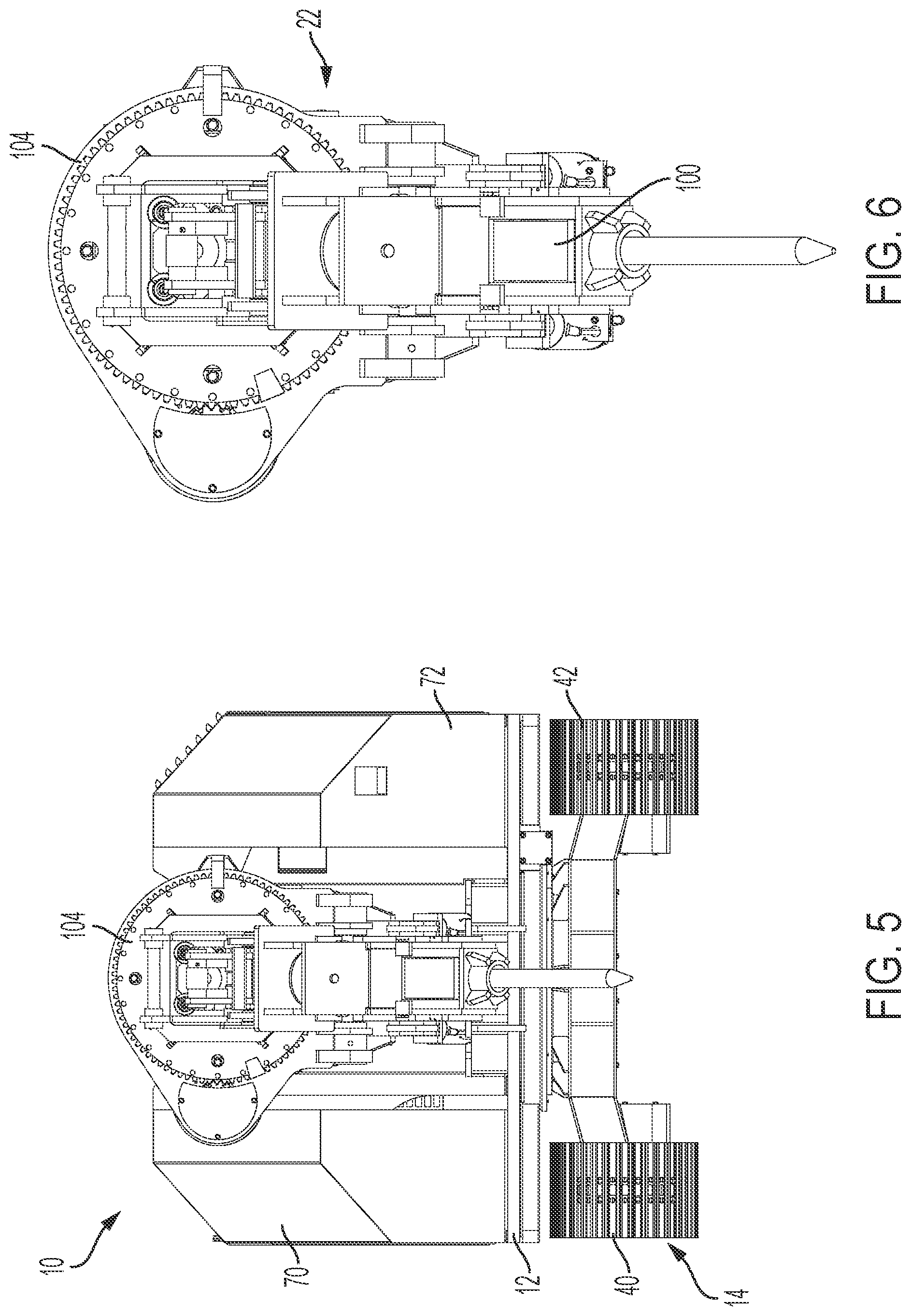 Patent US12378788 Figure 3 – Demolition machine