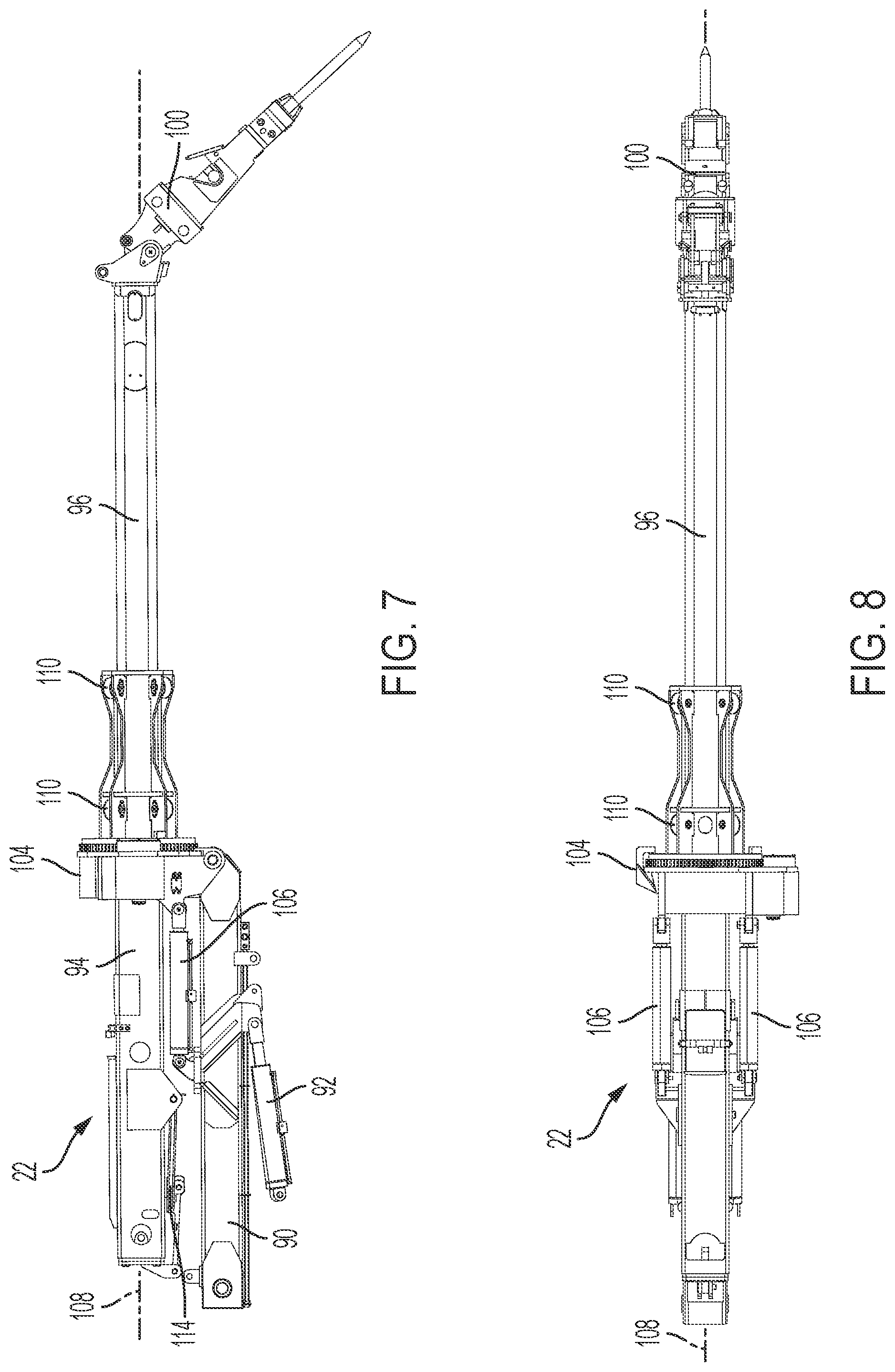 Patent US12378788 Figure 4 – Demolition machine