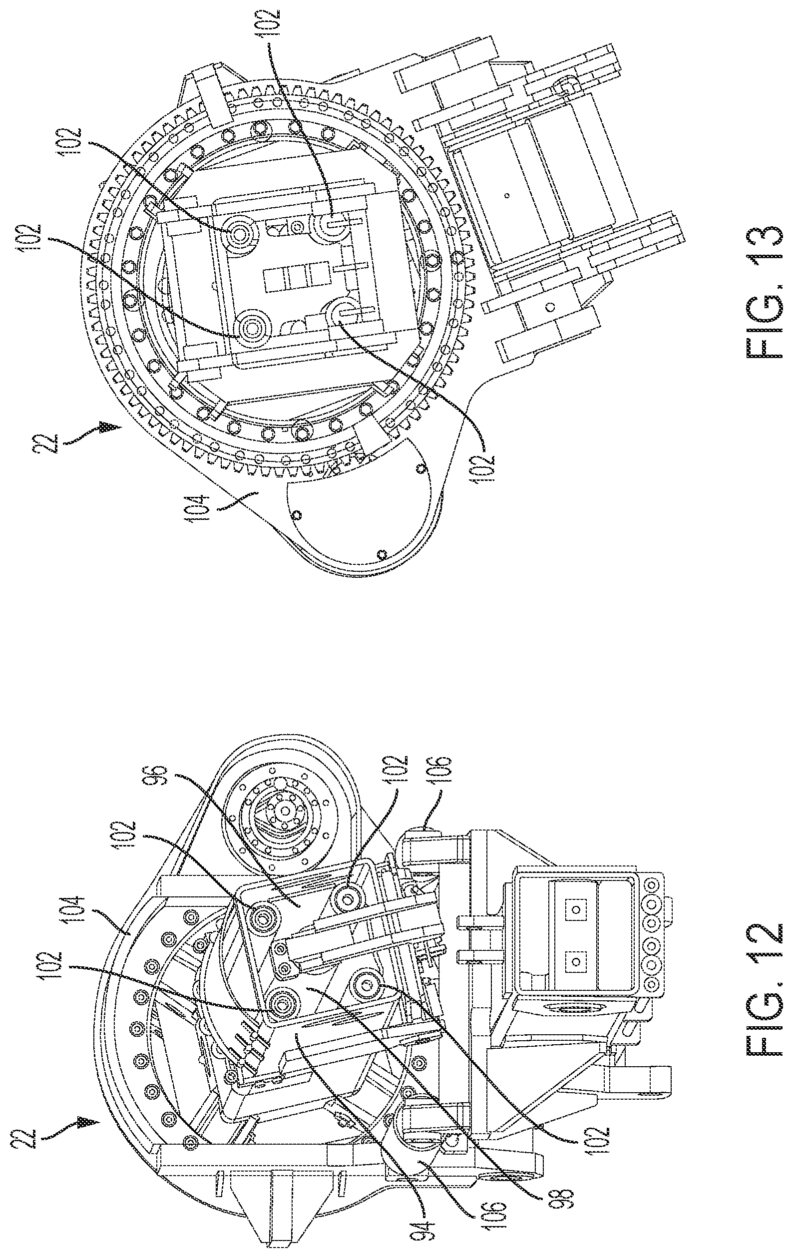 Patent US12378788 Figure 7 – Demolition machine
