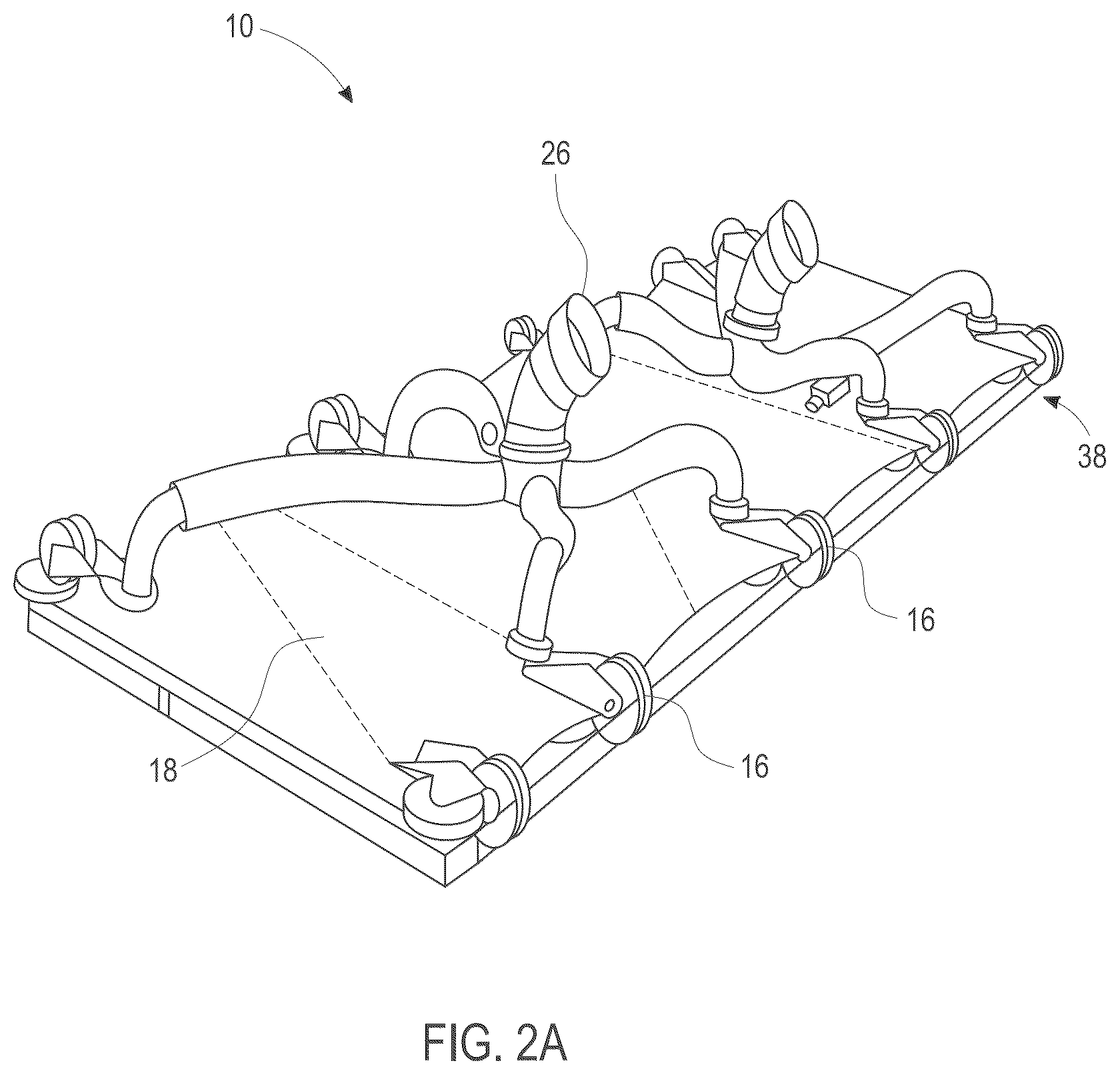 Patent US12378790 Figure 2 – Apparatus for removing a layer of sediment which has settled on the bottom of a large water body