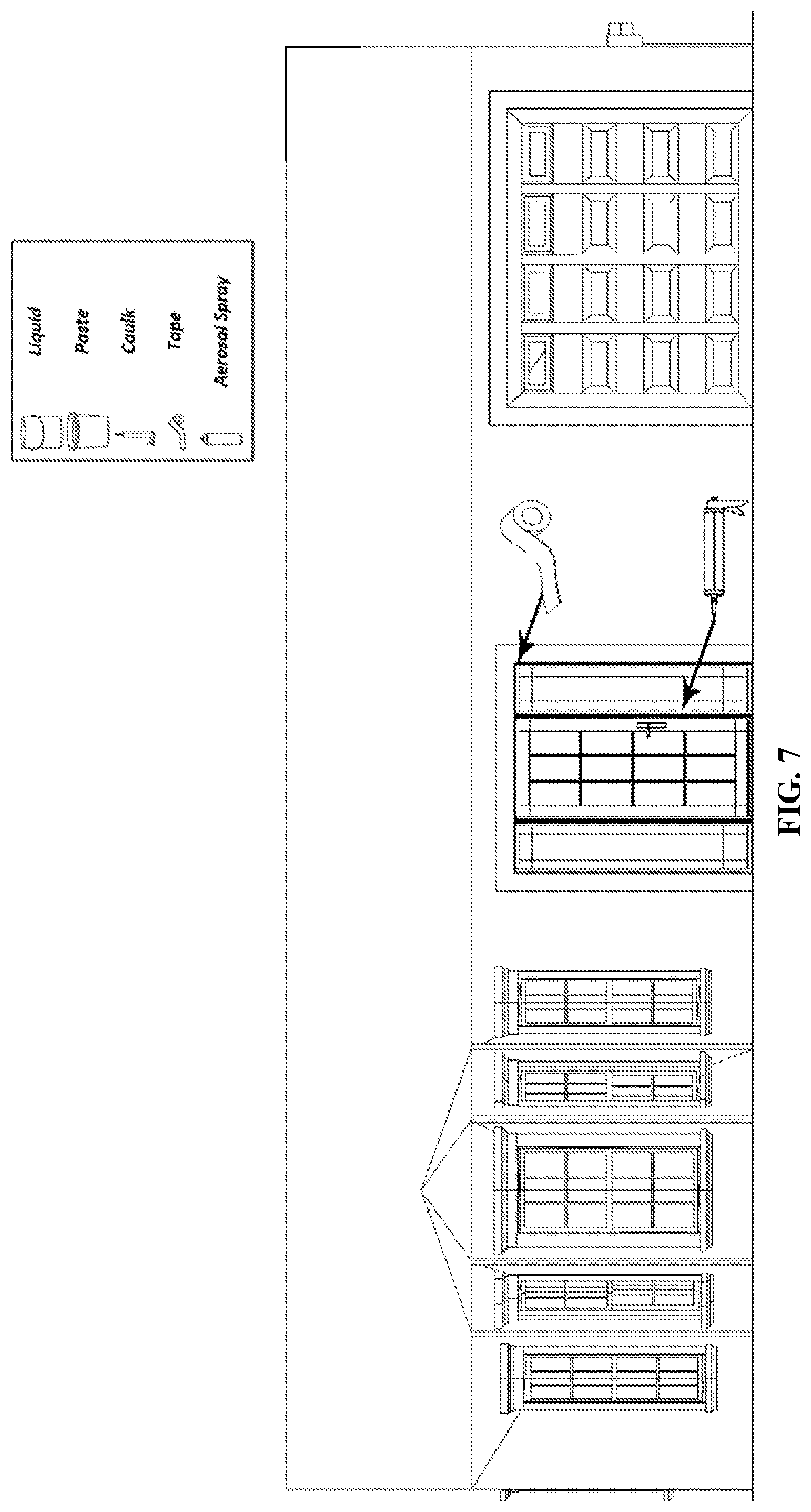 Patent US12378792 Figure 7 – Removable rubber compositions and methods of forming removable waterproof barriers