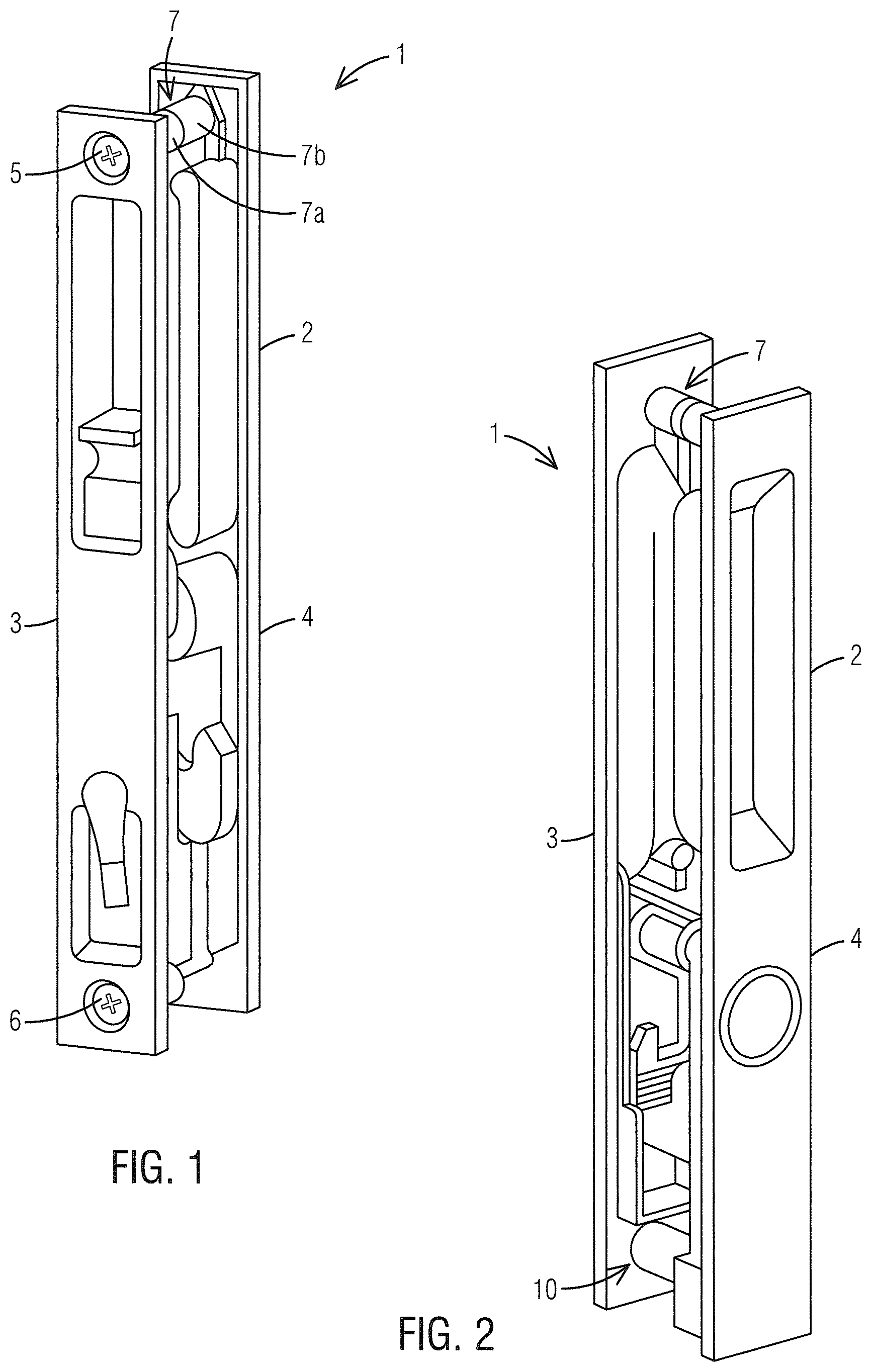 Patent US12378794 Figure 1 – Sliding door handle and method of installation