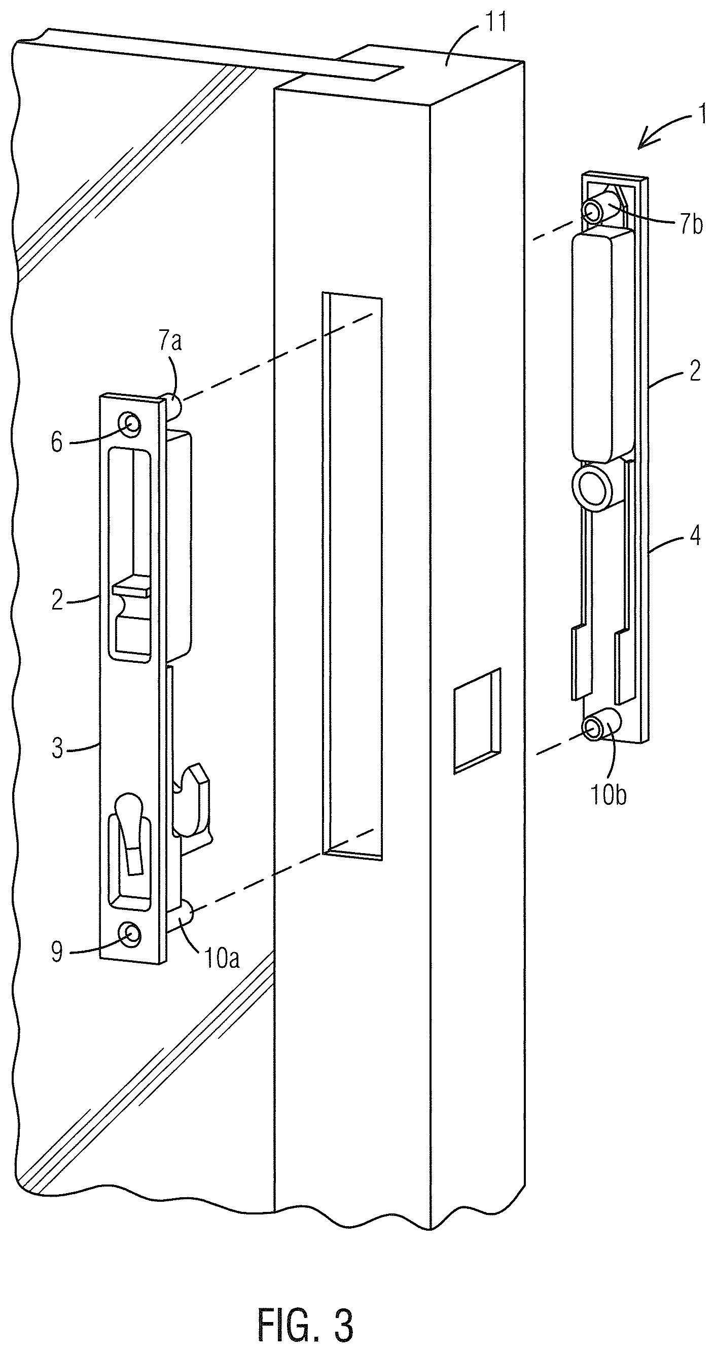 Patent US12378794 Figure 2 – Sliding door handle and method of installation