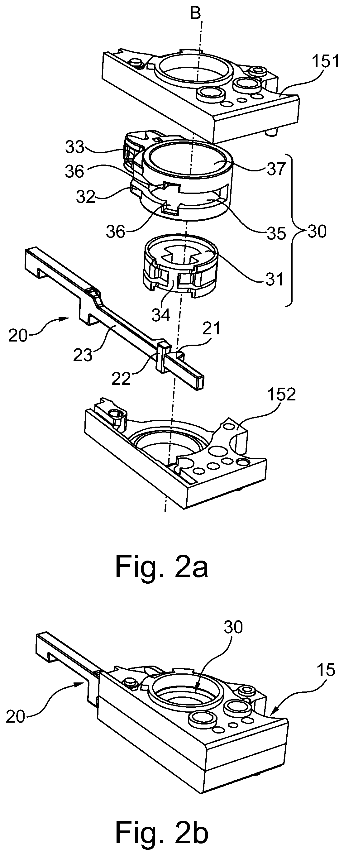 Patent US12378795 Figure 2 – Locking device with a catch arrangement