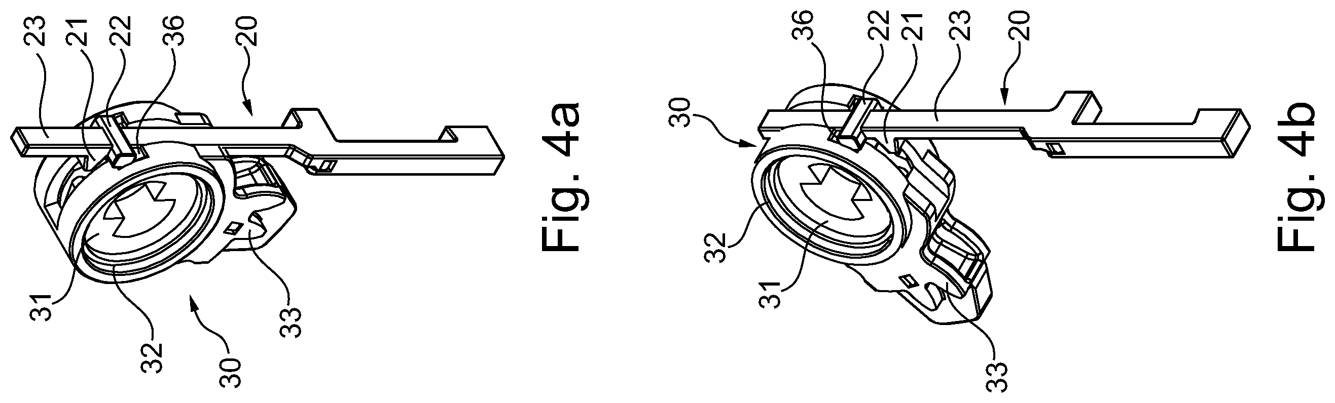 Patent US12378795 Figure 5 – Locking device with a catch arrangement