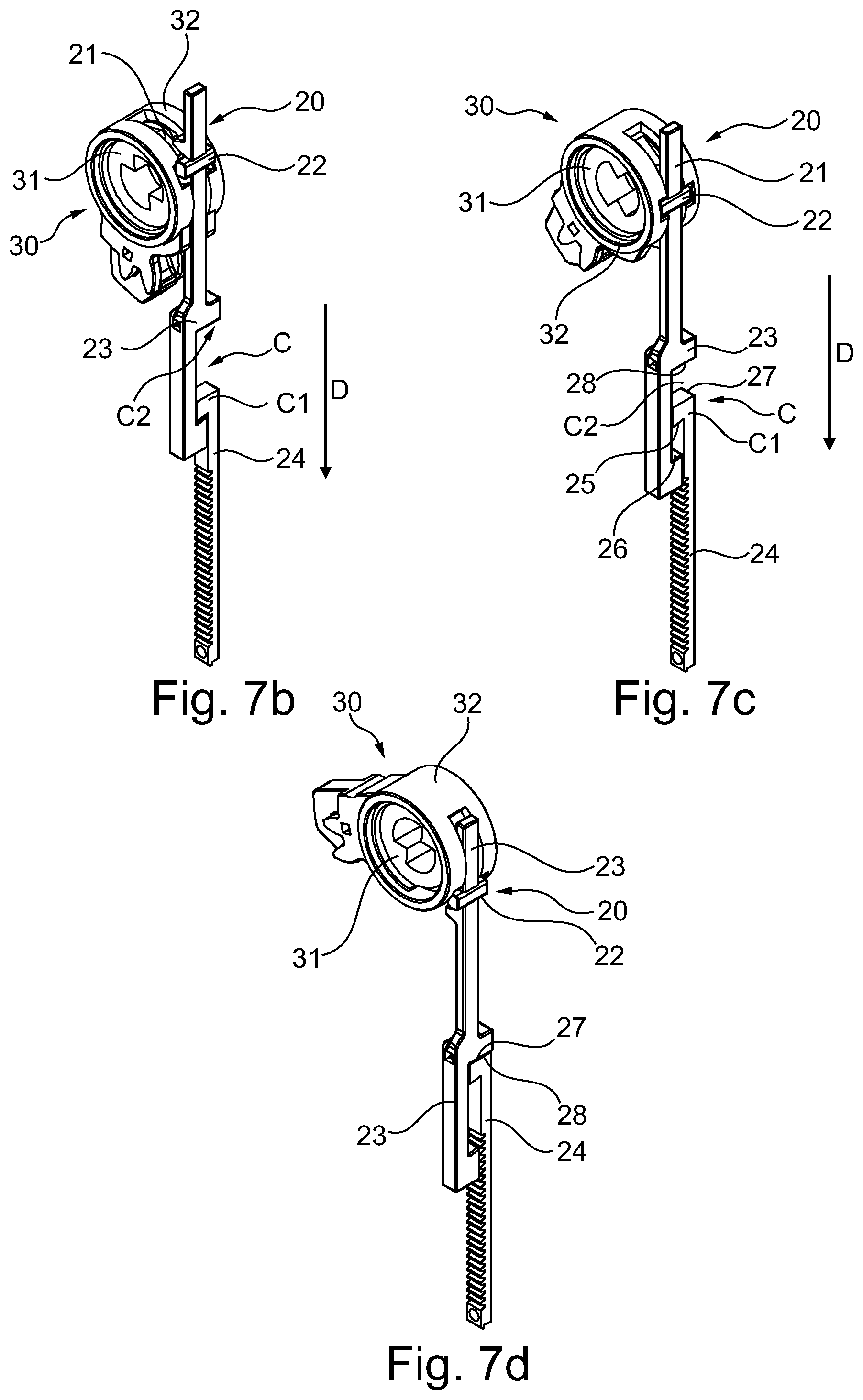 Patent US12378795 Figure 10 – Locking device with a catch arrangement