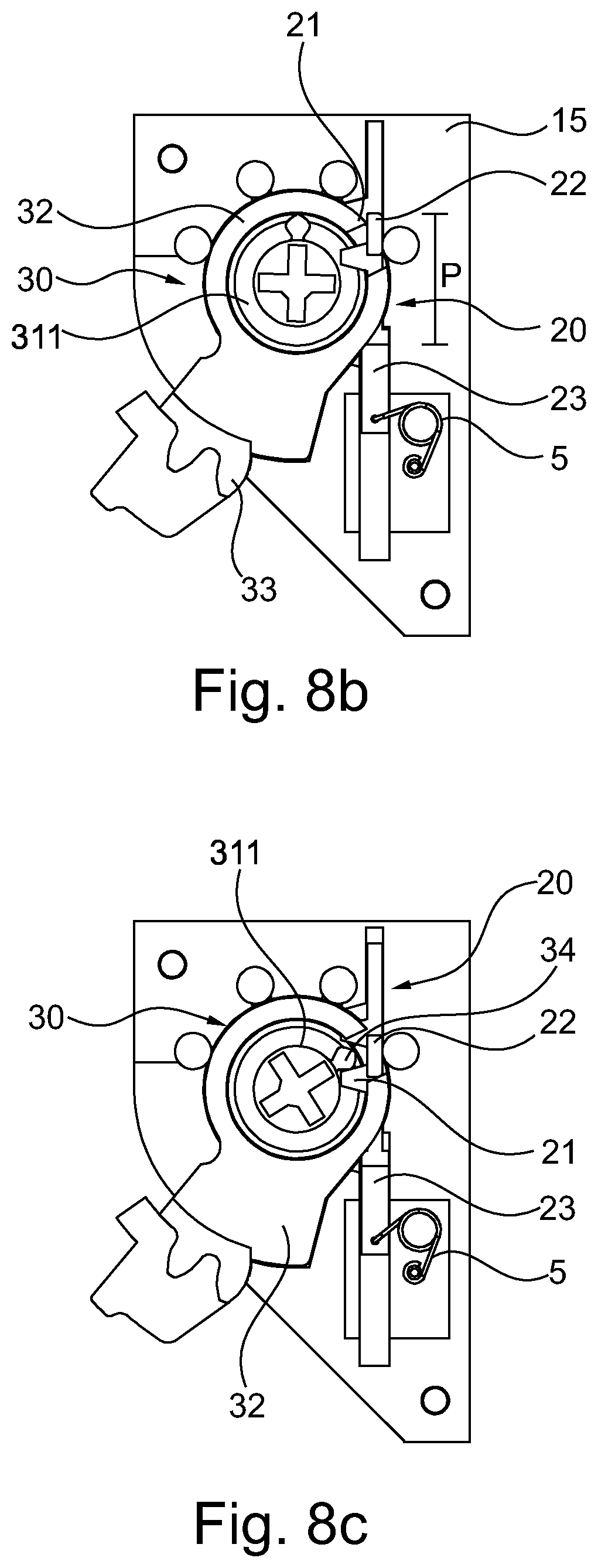 Patent US12378795 Figure 12 – Locking device with a catch arrangement