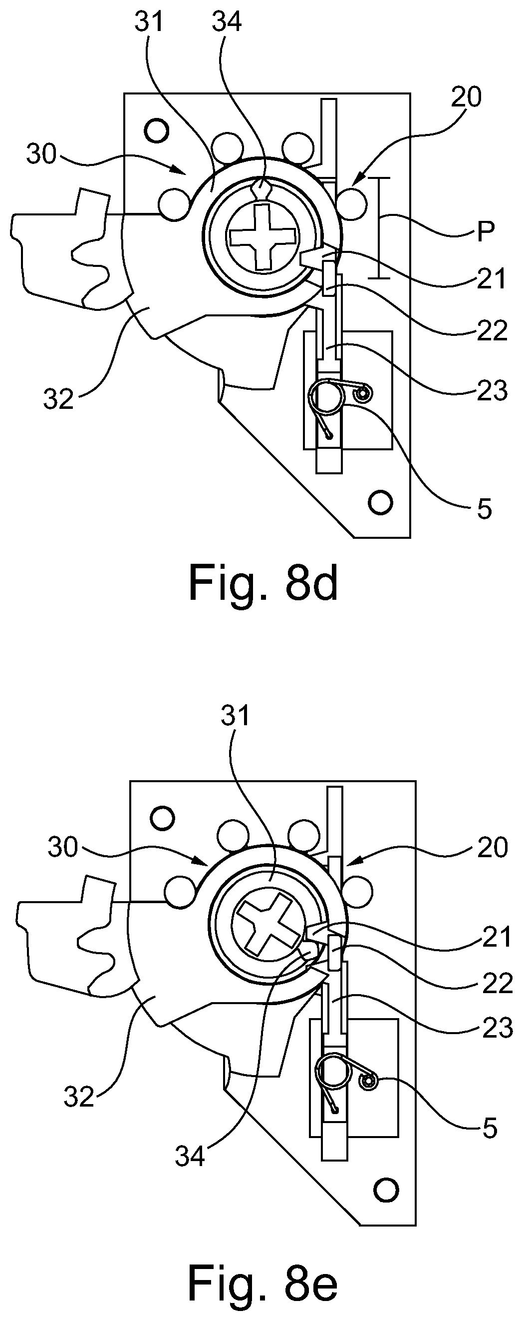 Patent US12378795 Figure 13 – Locking device with a catch arrangement