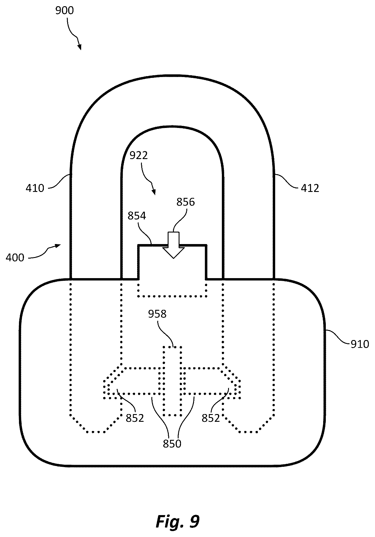 Patent US12378796 Figure 9 – Electronic lock with service subscription