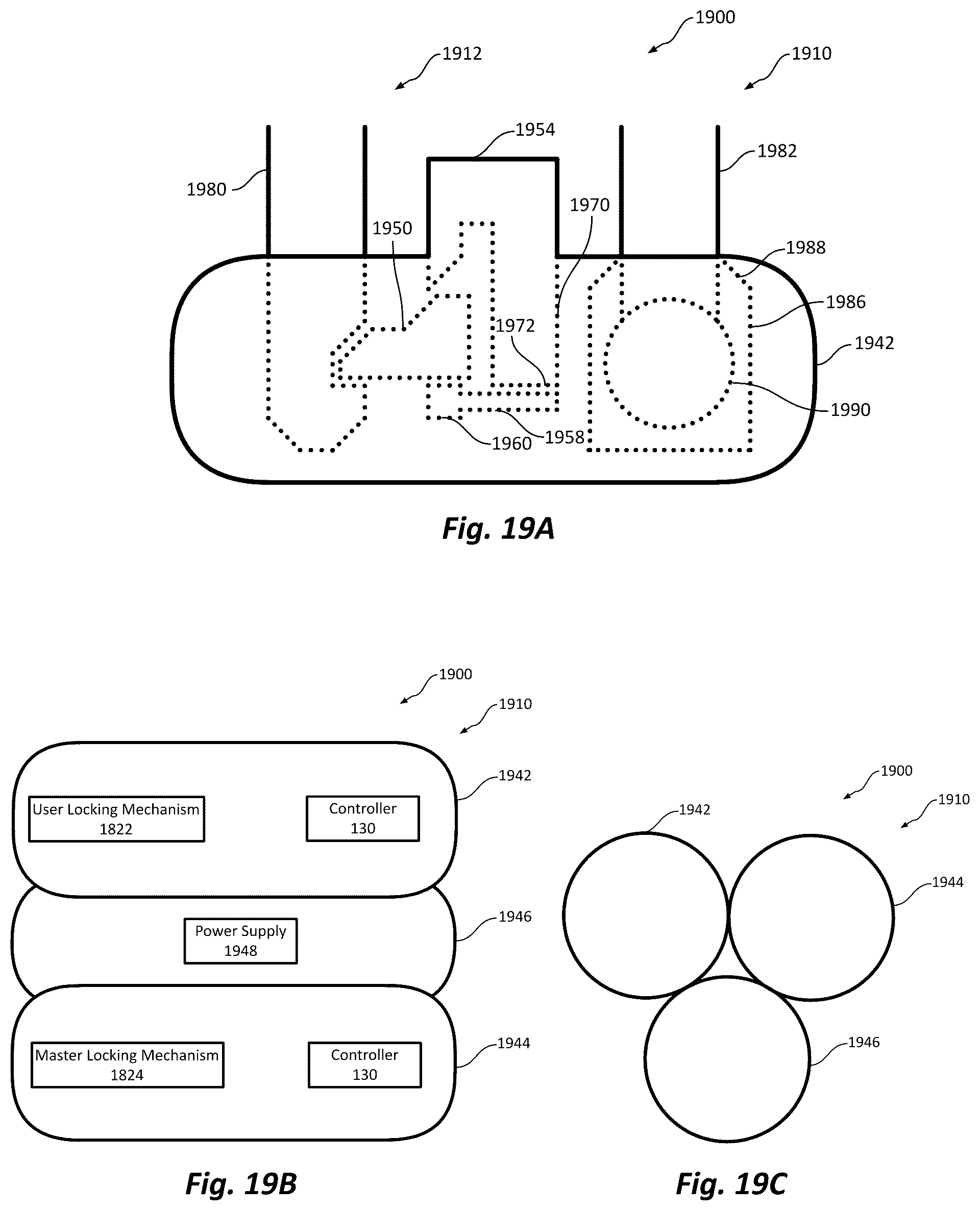 Patent US12378796 Figure 19 – Electronic lock with service subscription
