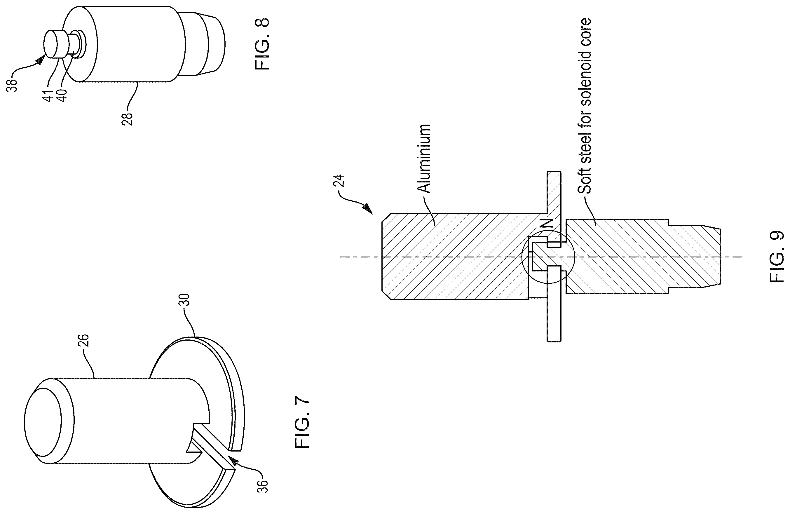Patent US12378797 Figure 6 – Magnetically resistant solenoid activated lock release for use in a locking device