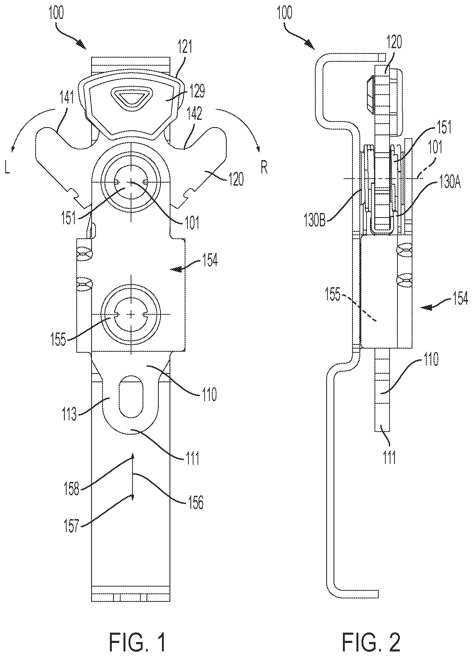 Patent US12378802 — Rotary latch assembly with multiple striker engagements — Figure 1