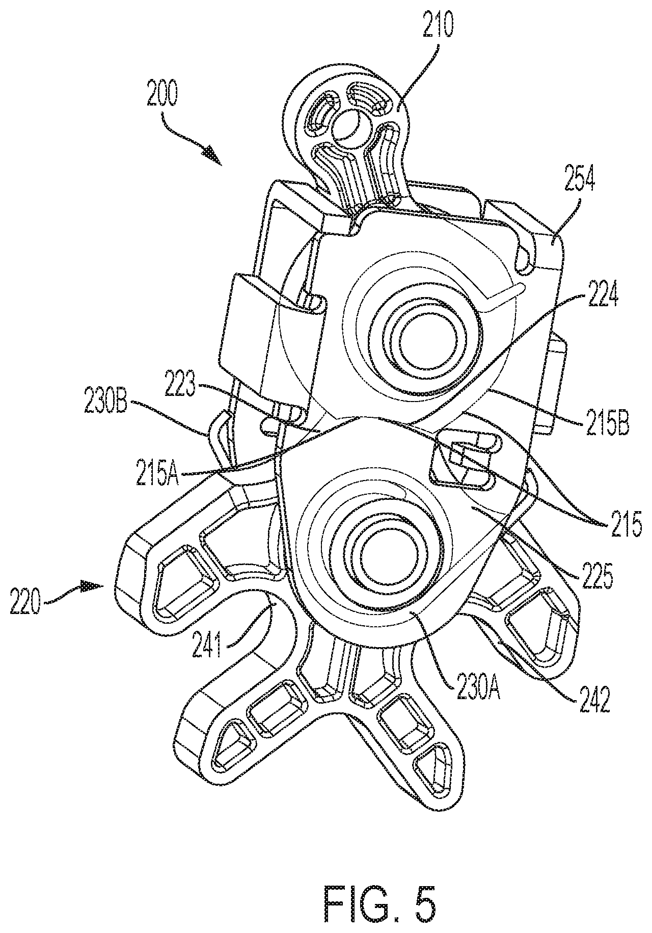 Patent US12378802 Figure 3 – Rotary latch assembly with multiple striker engagements
