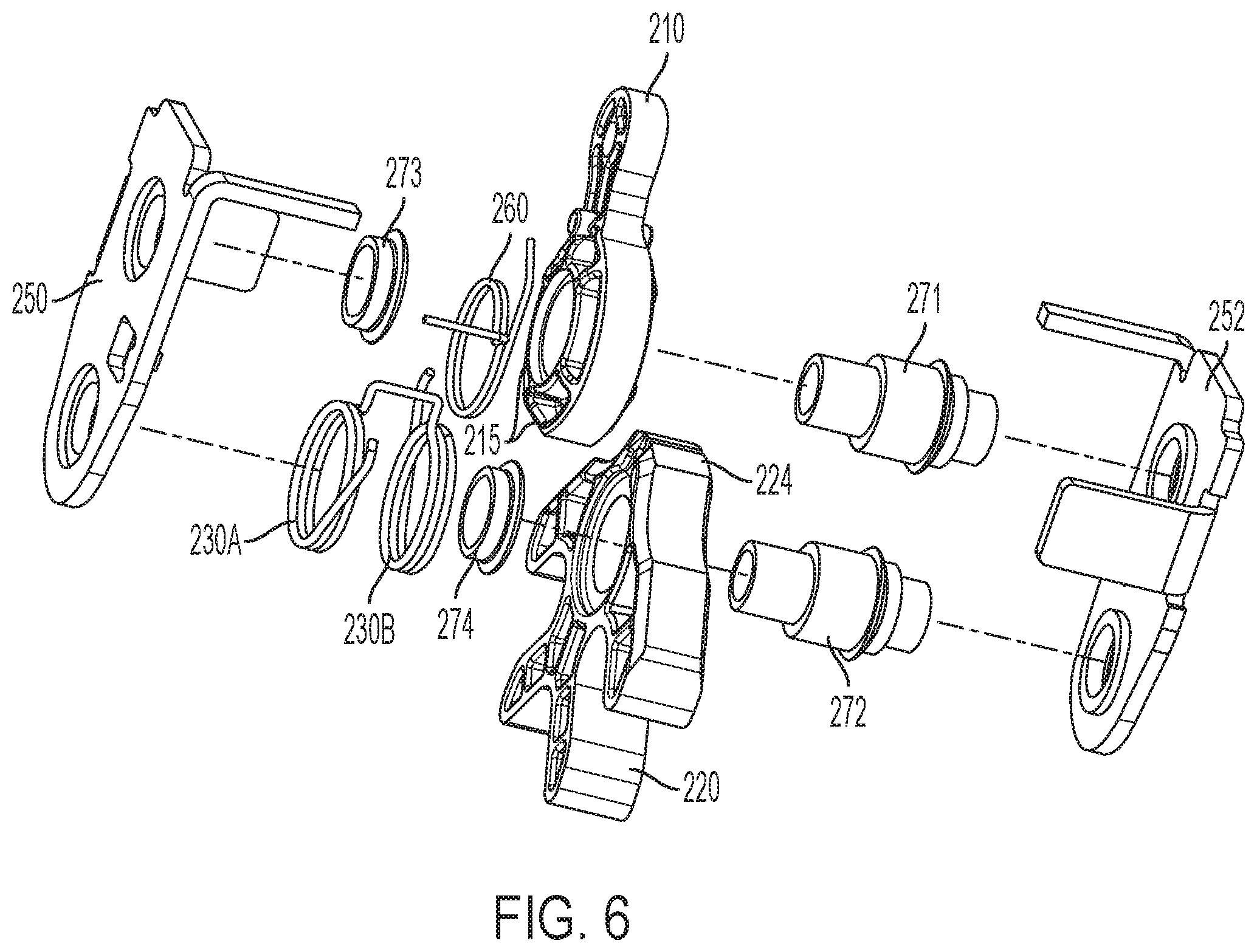 Patent US12378802 Figure 4 – Rotary latch assembly with multiple striker engagements