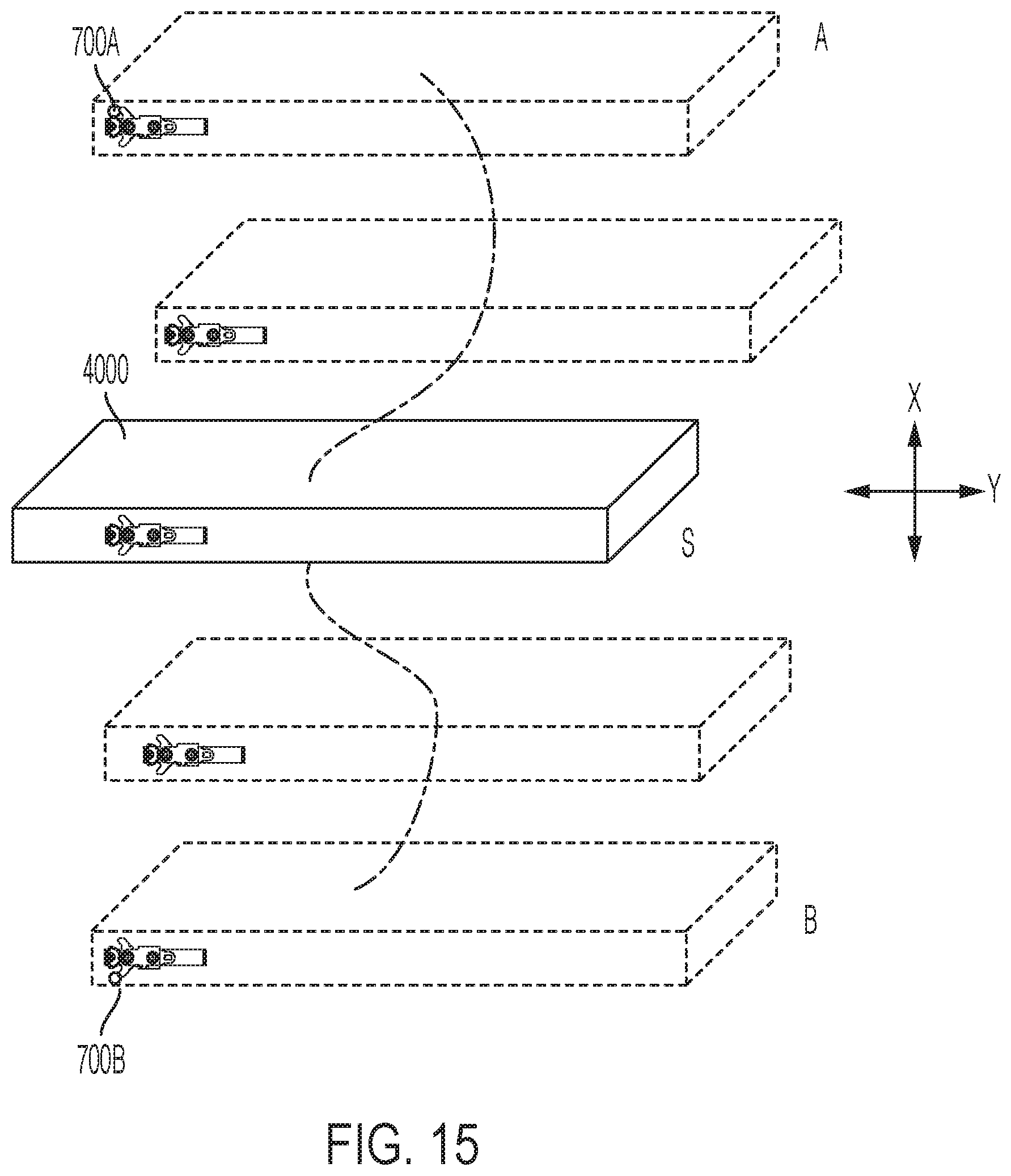 Patent US12378802 Figure 11 – Rotary latch assembly with multiple striker engagements