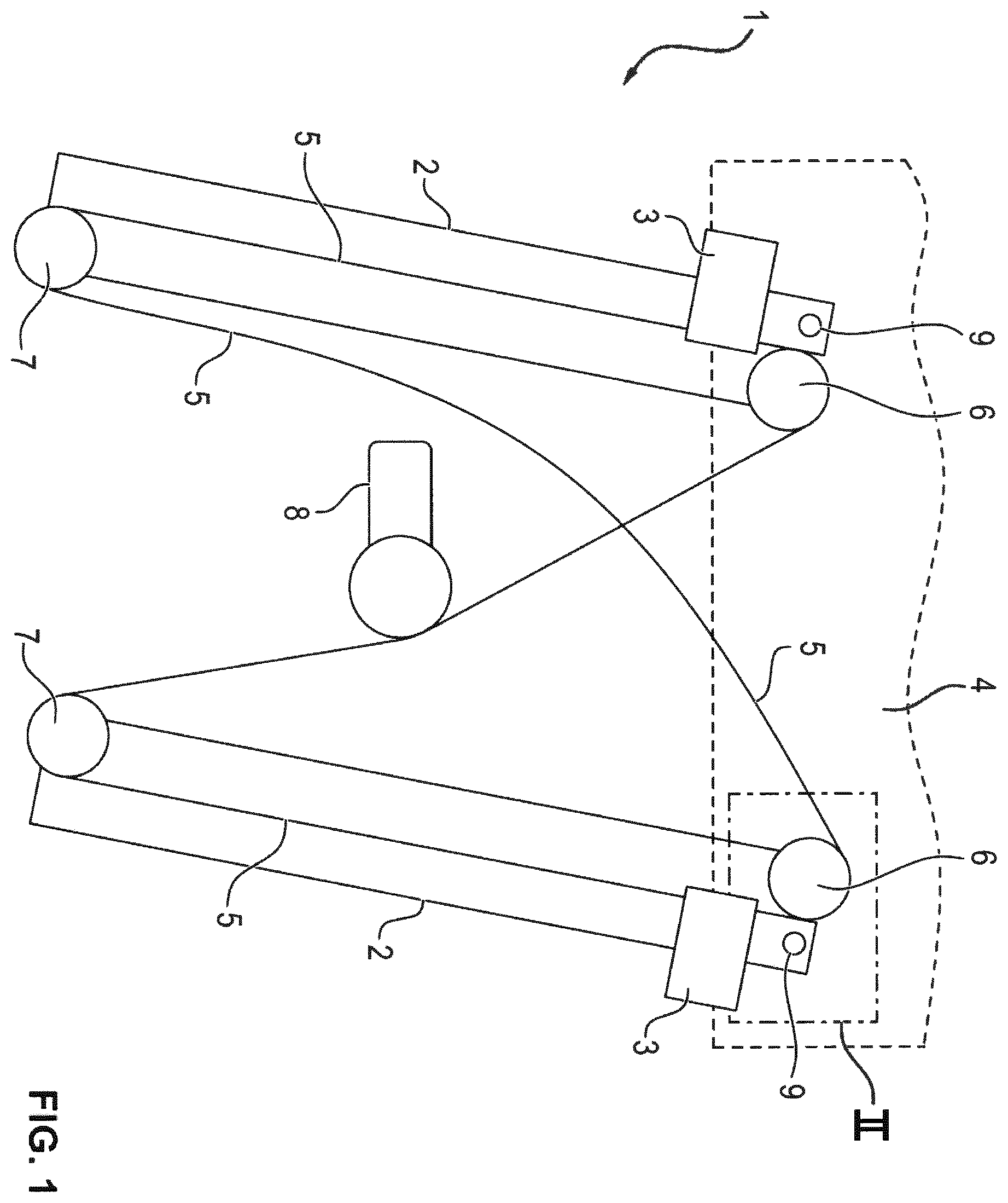 Patent US12378805 Figure 1 – Fastening device for a window lifter, and window lifter