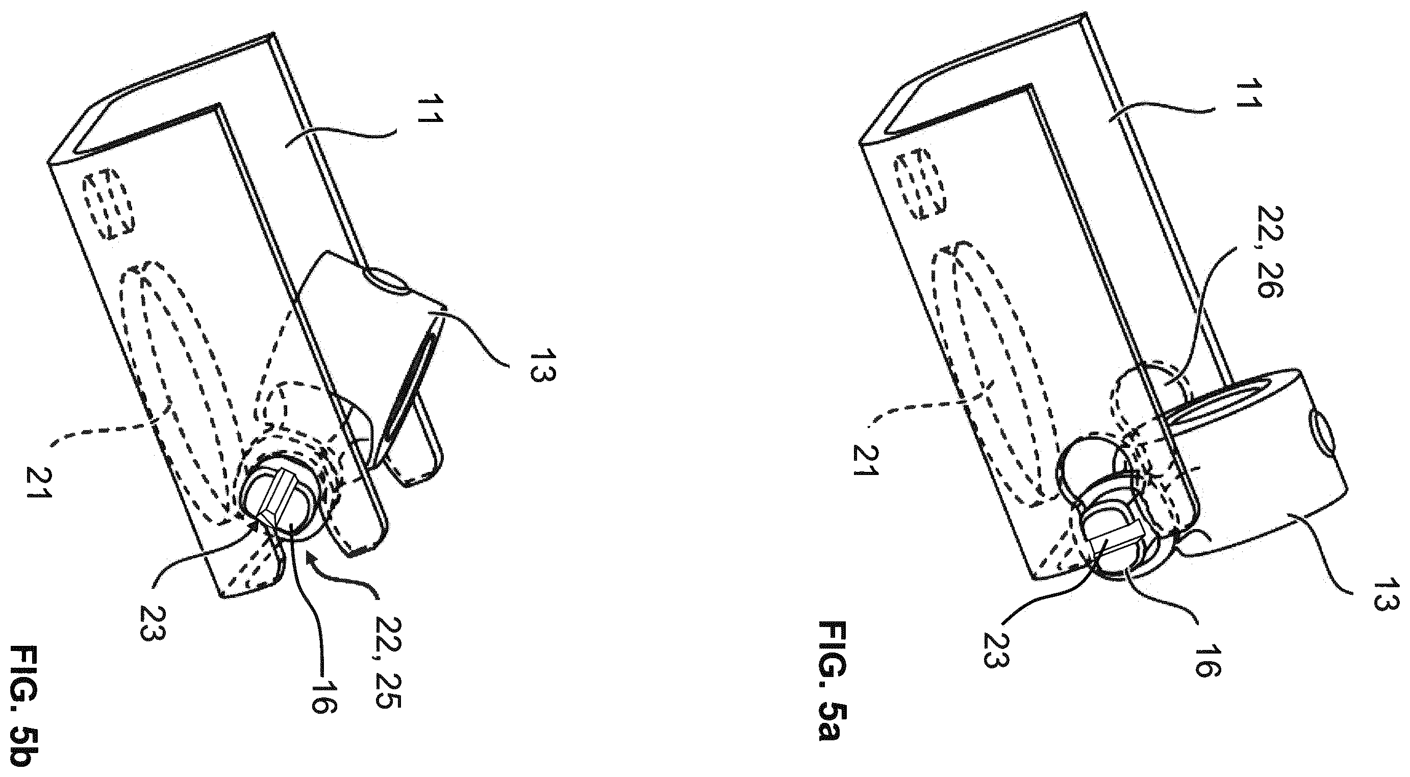 Patent US12378805 Figure 4 – Fastening device for a window lifter, and window lifter