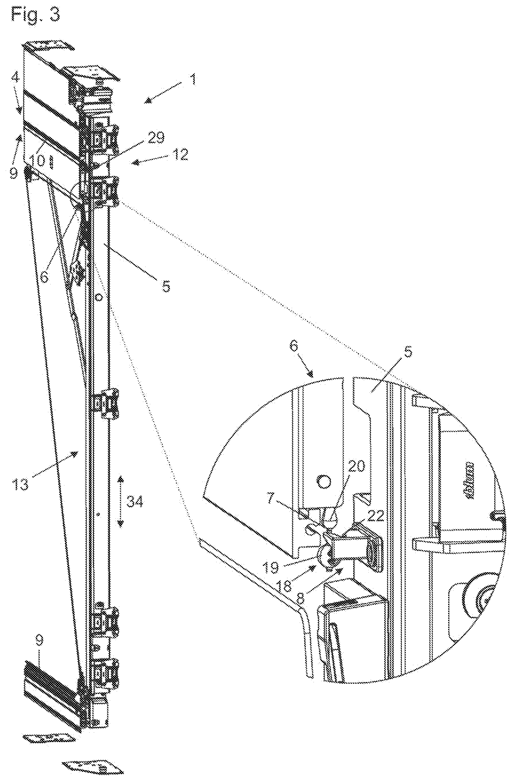 Patent US12378806 Figure 3 – Assembly for guiding at least one movable furniture part relative to a furniture body