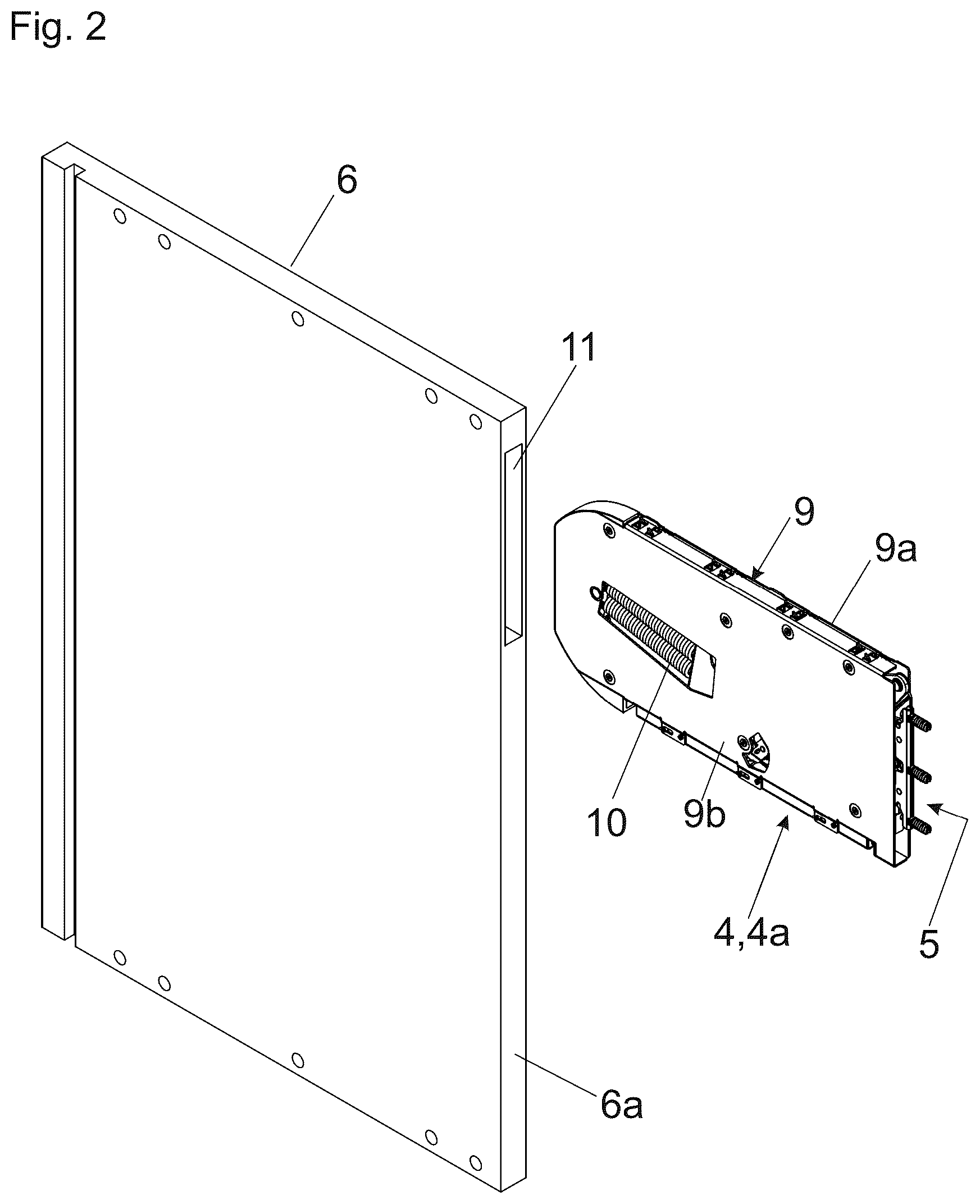 Patent US12378807 Figure 2 – Furniture fittings for the movable mounting of a furniture part