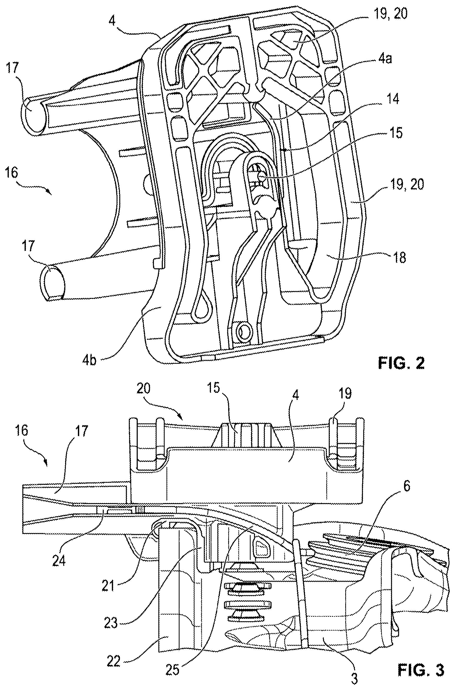 Patent US12378808 Figure 2 – Rail-slider assembly and window lifter of a motor vehicle having such an assembly