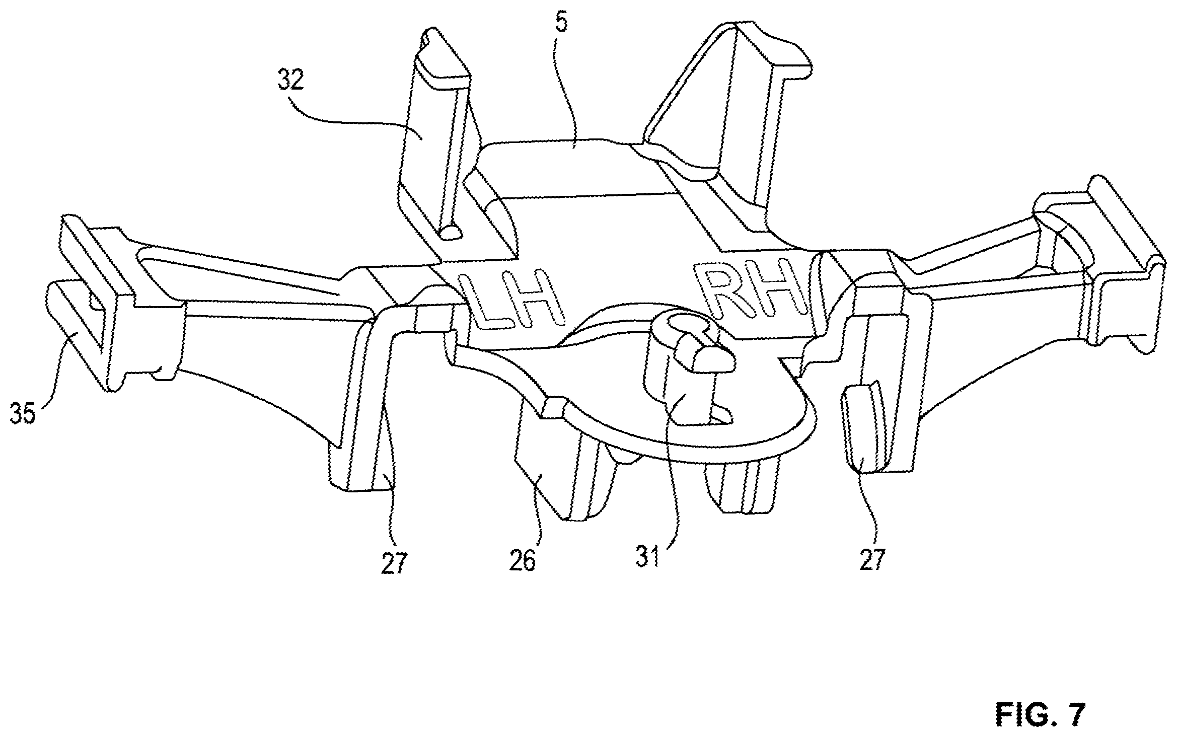 Patent US12378808 Figure 5 – Rail-slider assembly and window lifter of a motor vehicle having such an assembly