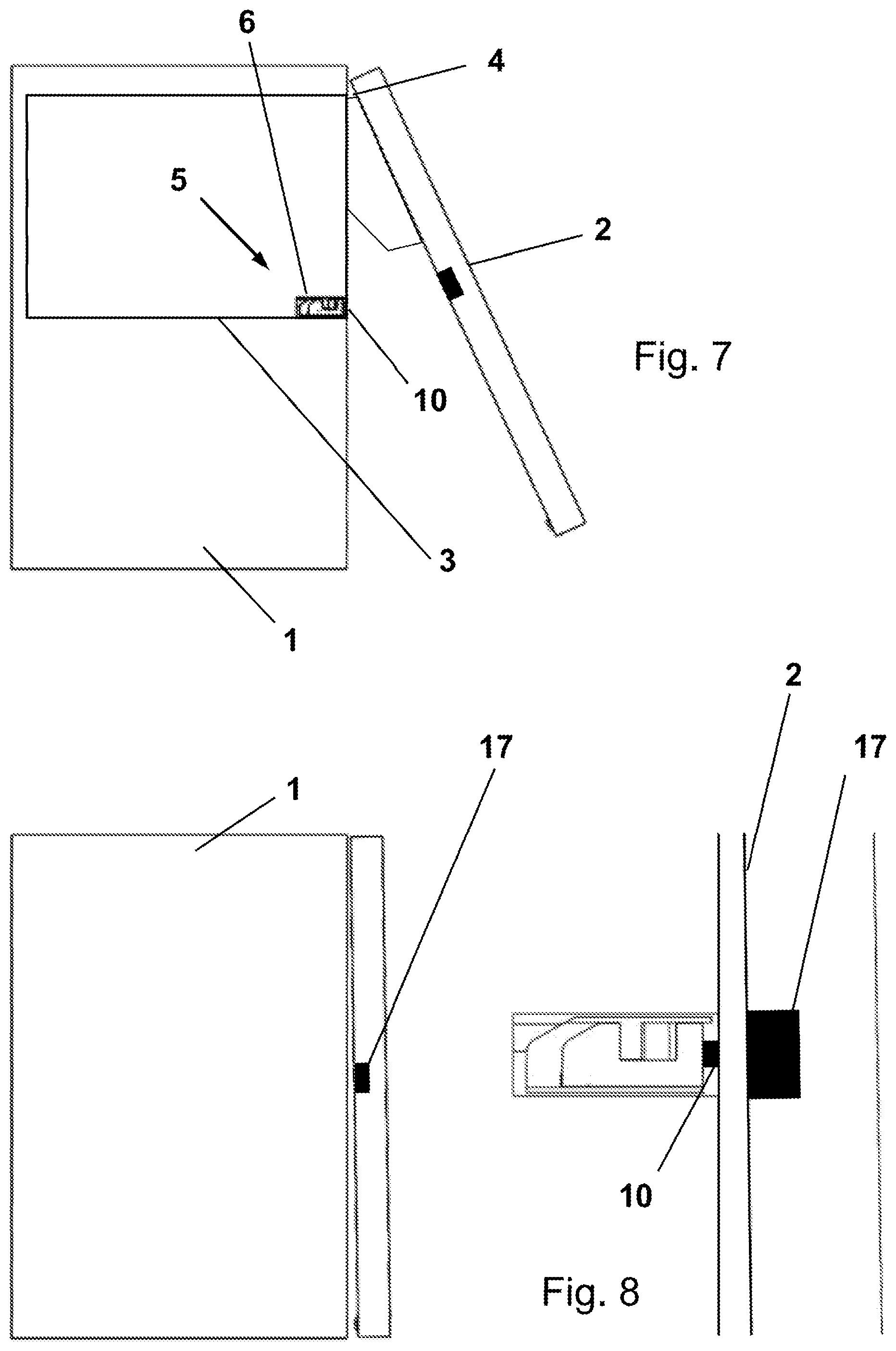 Patent US12378809 Figure 5 – Body comprising parts which are pivotable between two positions, driven by an electric motor