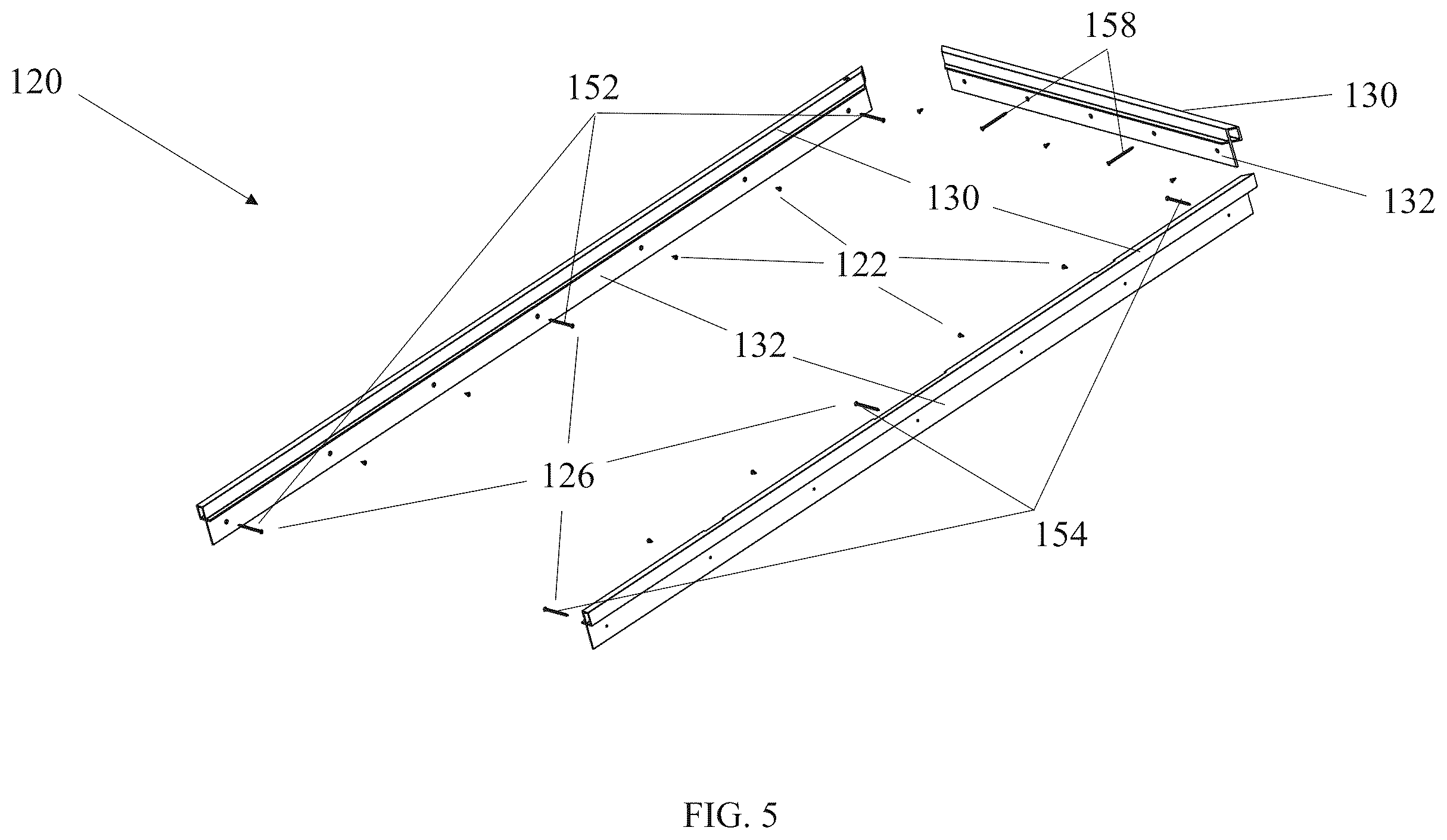 Patent US12378811 Figure 5 – Jamb-hung secondary door and method of installation