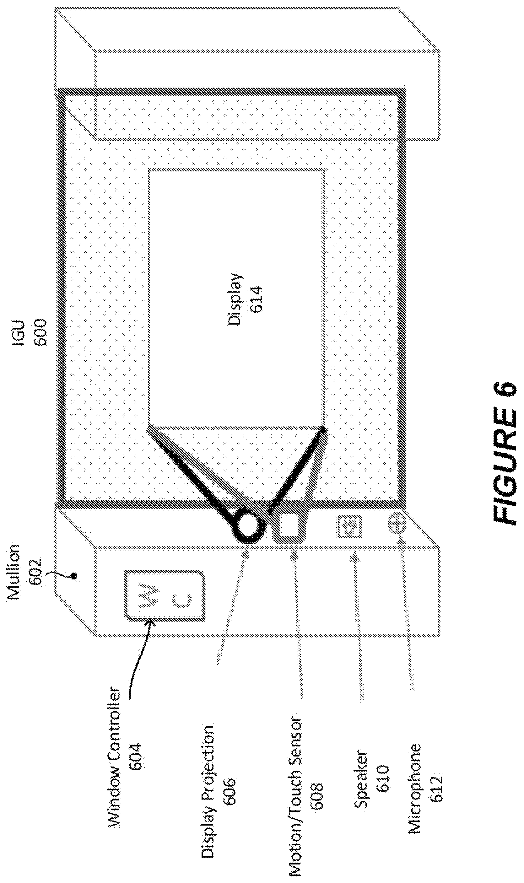 Patent US12378814 Figure 5 – Displays for tintable windows