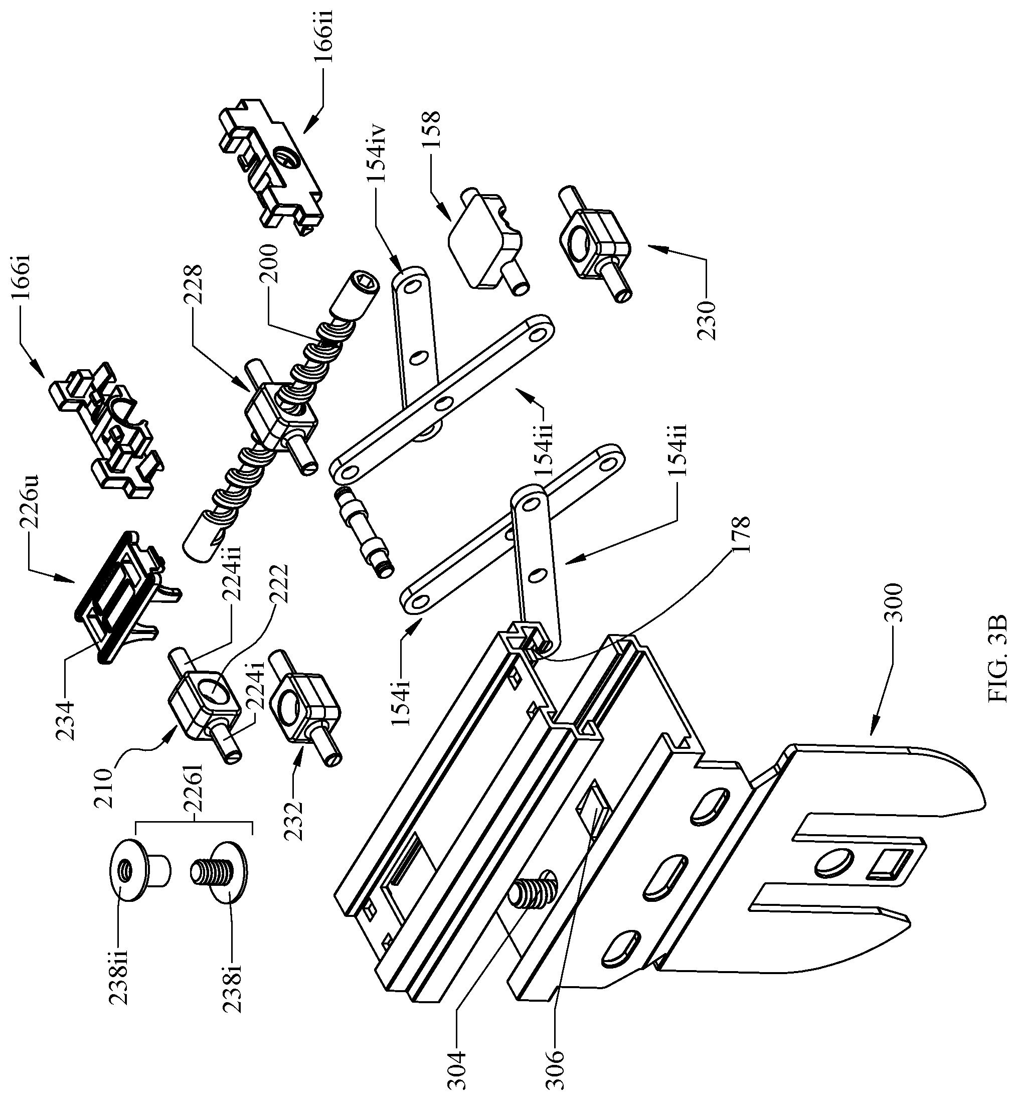 Patent US12378816 Figure 4 – Universal adjustable bracket for window and door coverings