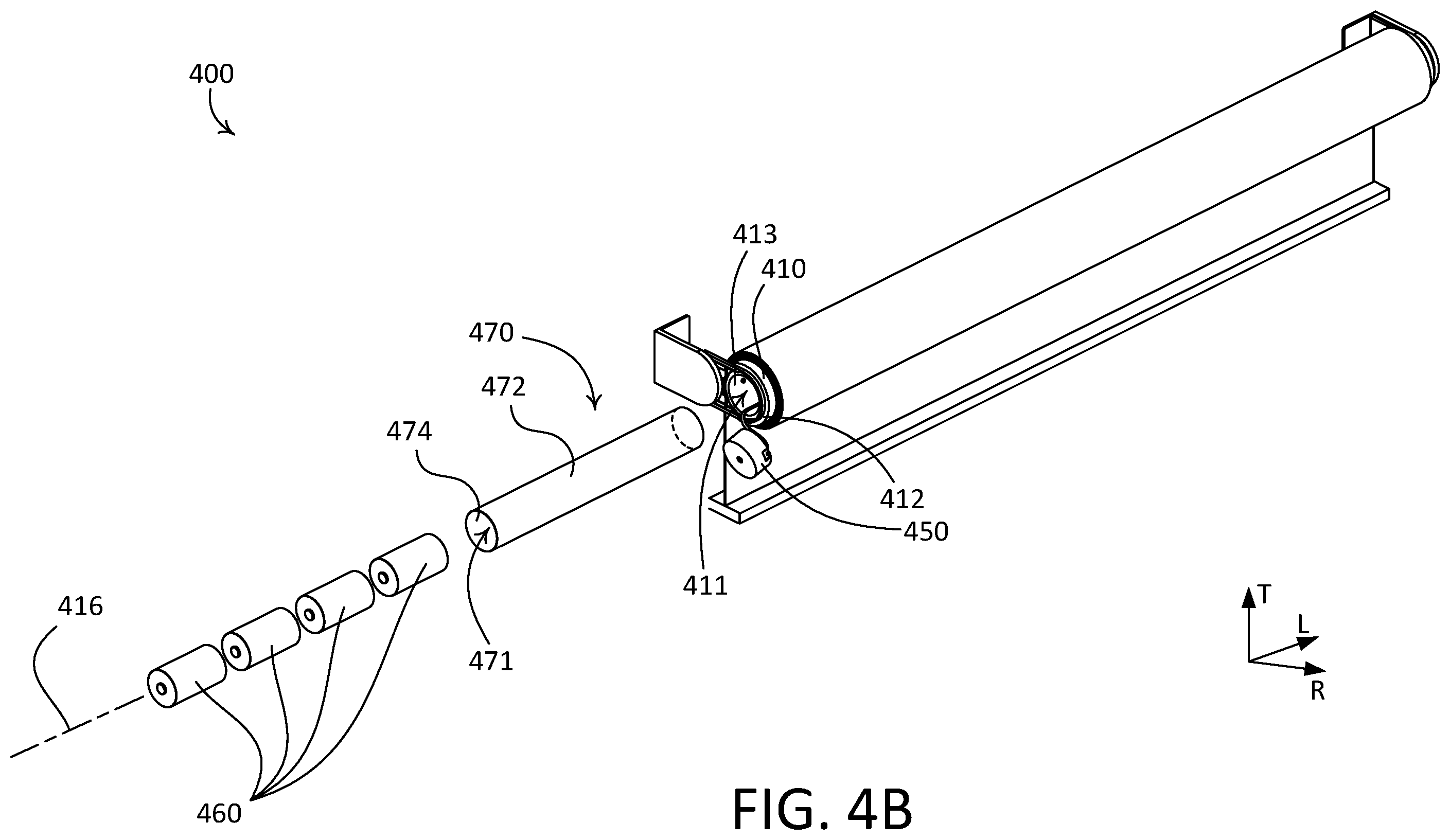 Patent US12378818 Figure 8 – Pre-winding a motorized roller shade