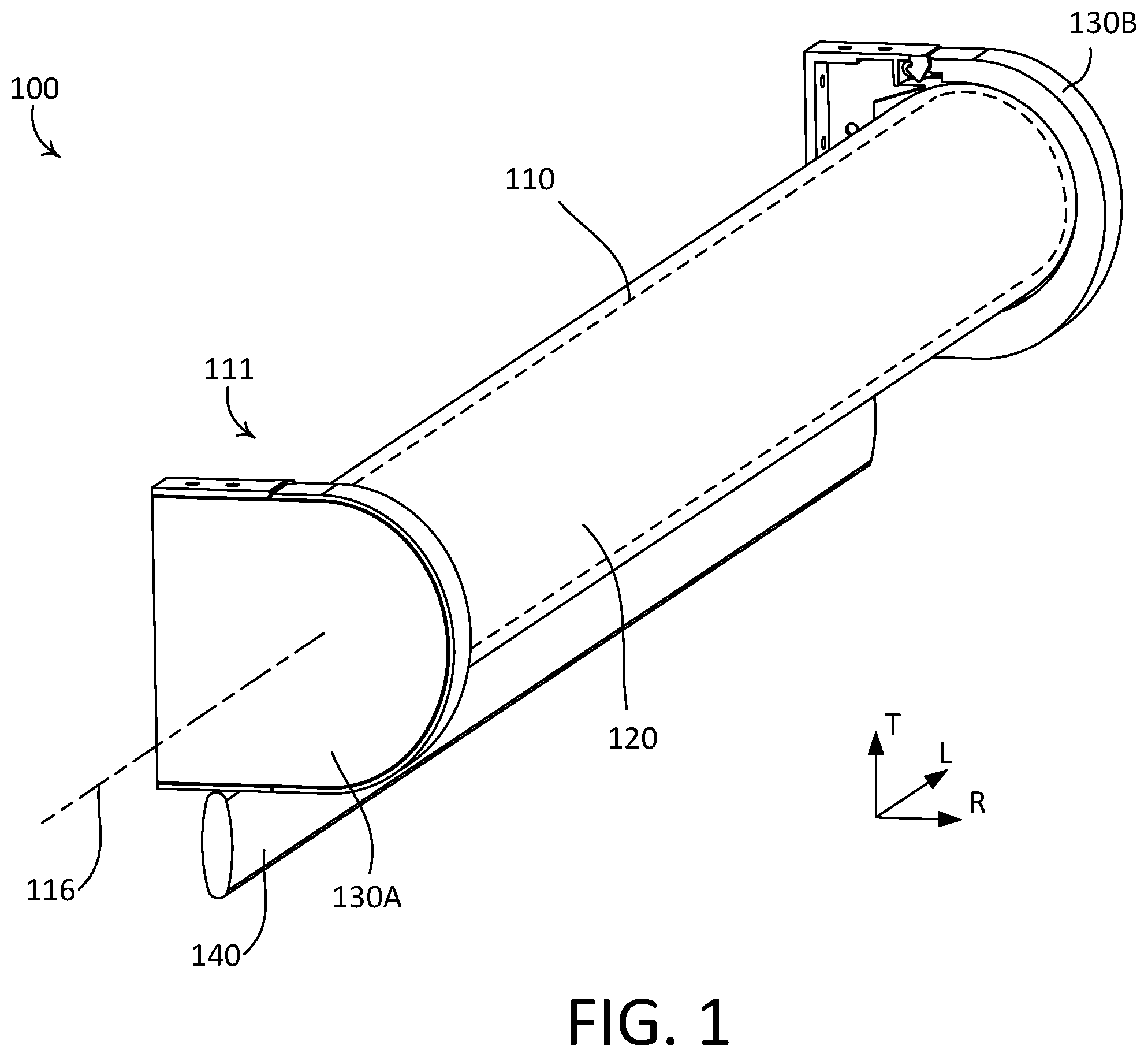 Patent US12378819 Figure 1 – Motorized window treatment