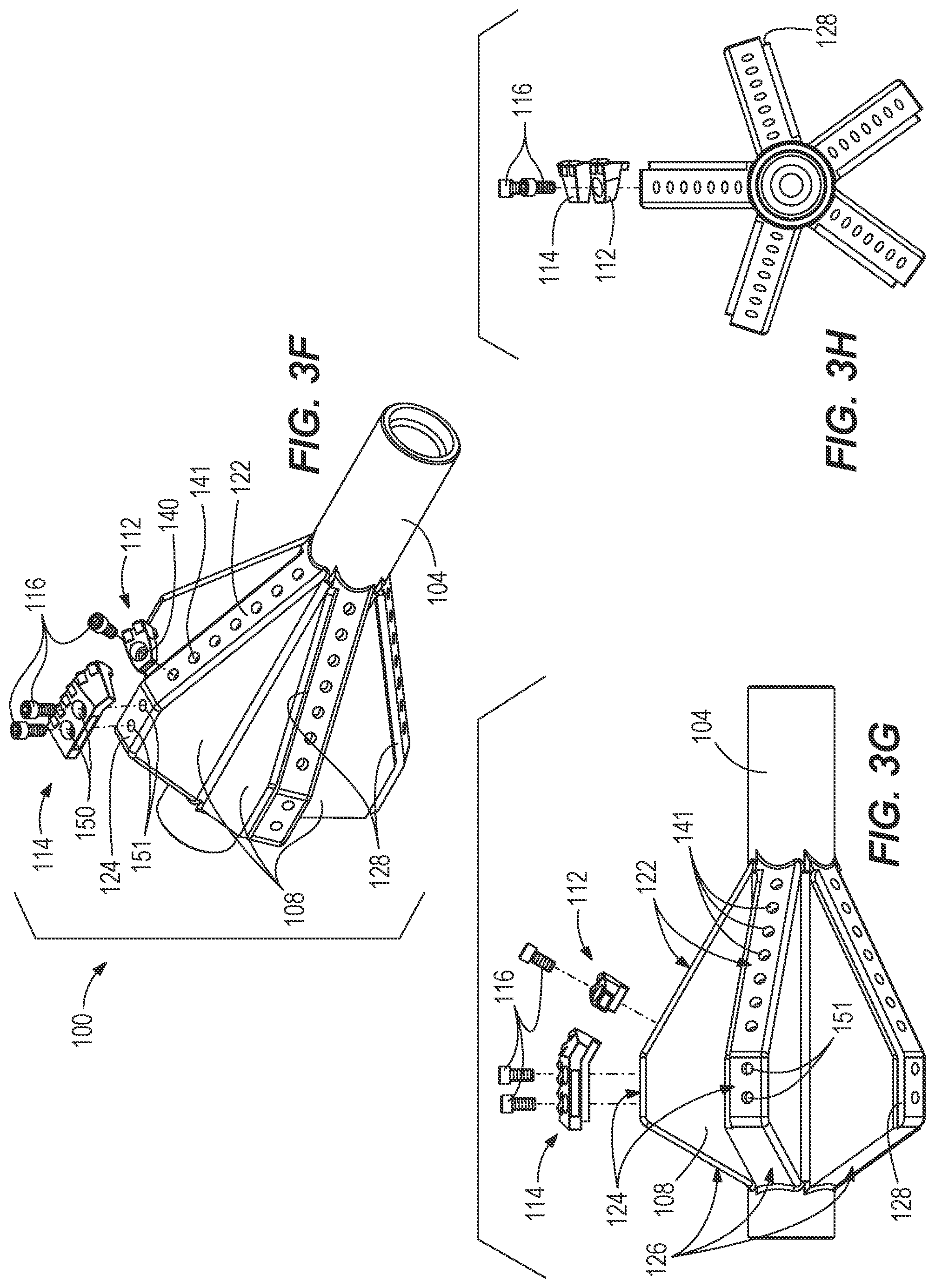 Patent US12378824 Figure 4 – HDD reamer having removable cutting teeth
