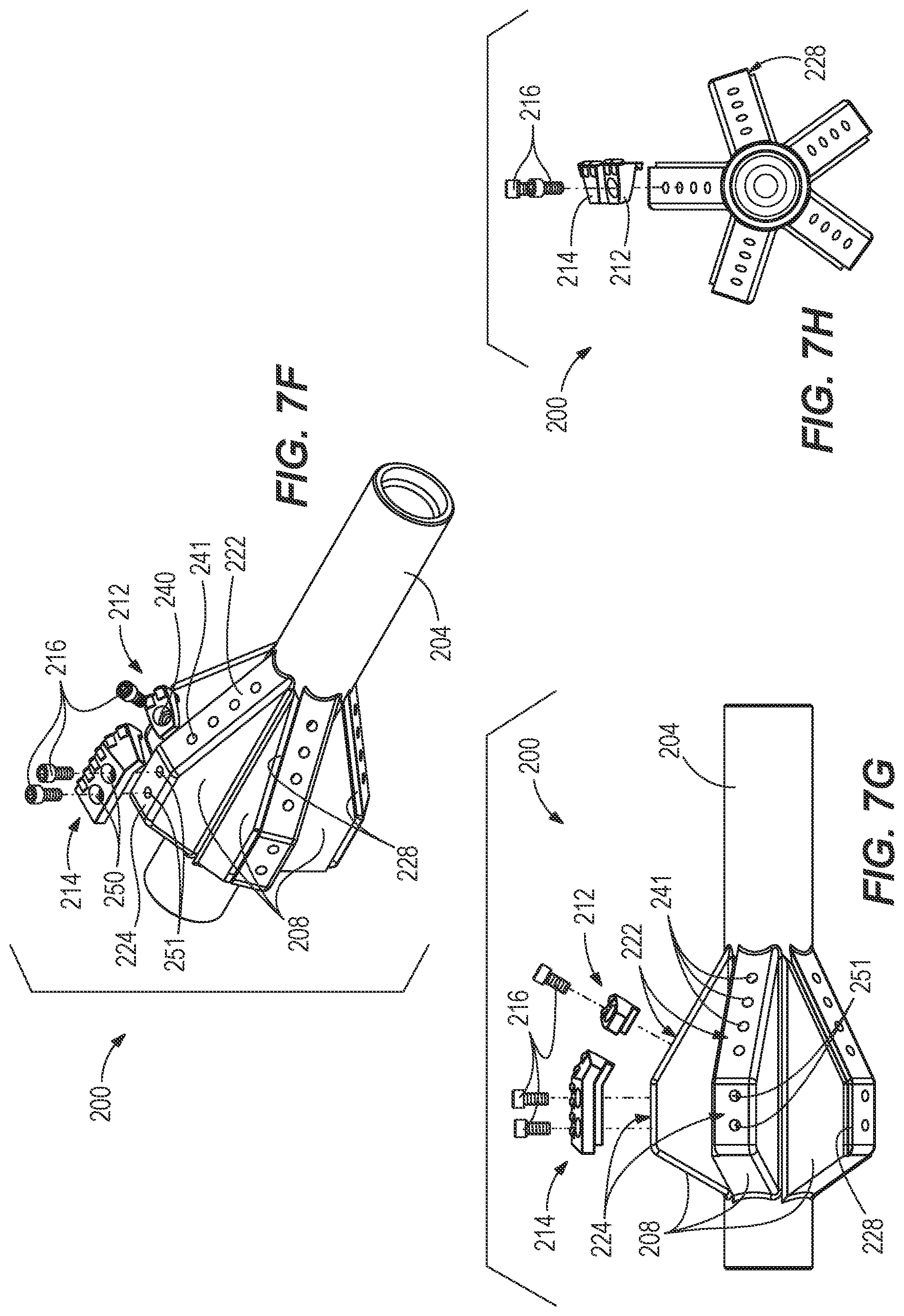 Patent US12378824 Figure 9 – HDD reamer having removable cutting teeth