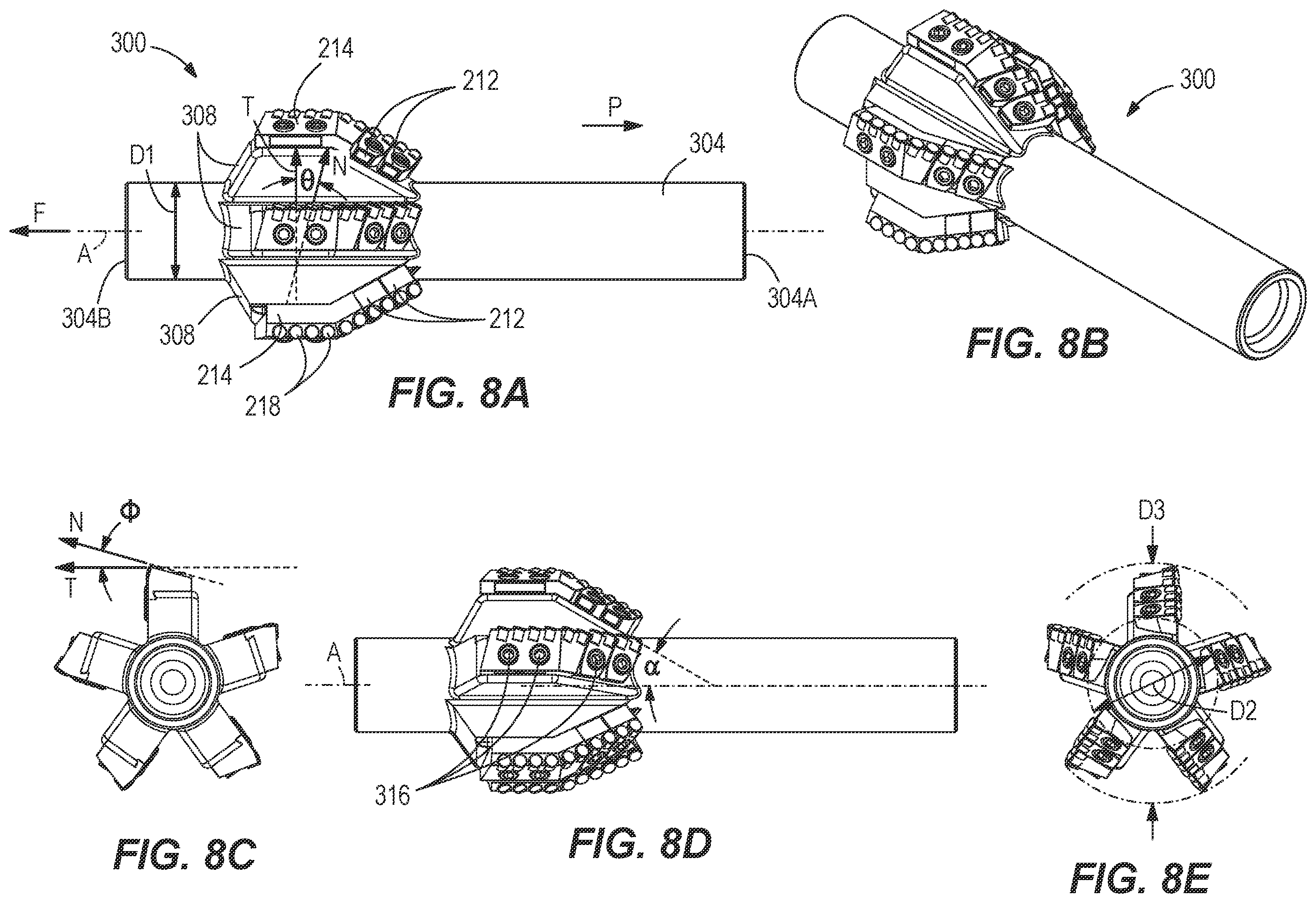 Patent US12378824 Figure 10 – HDD reamer having removable cutting teeth