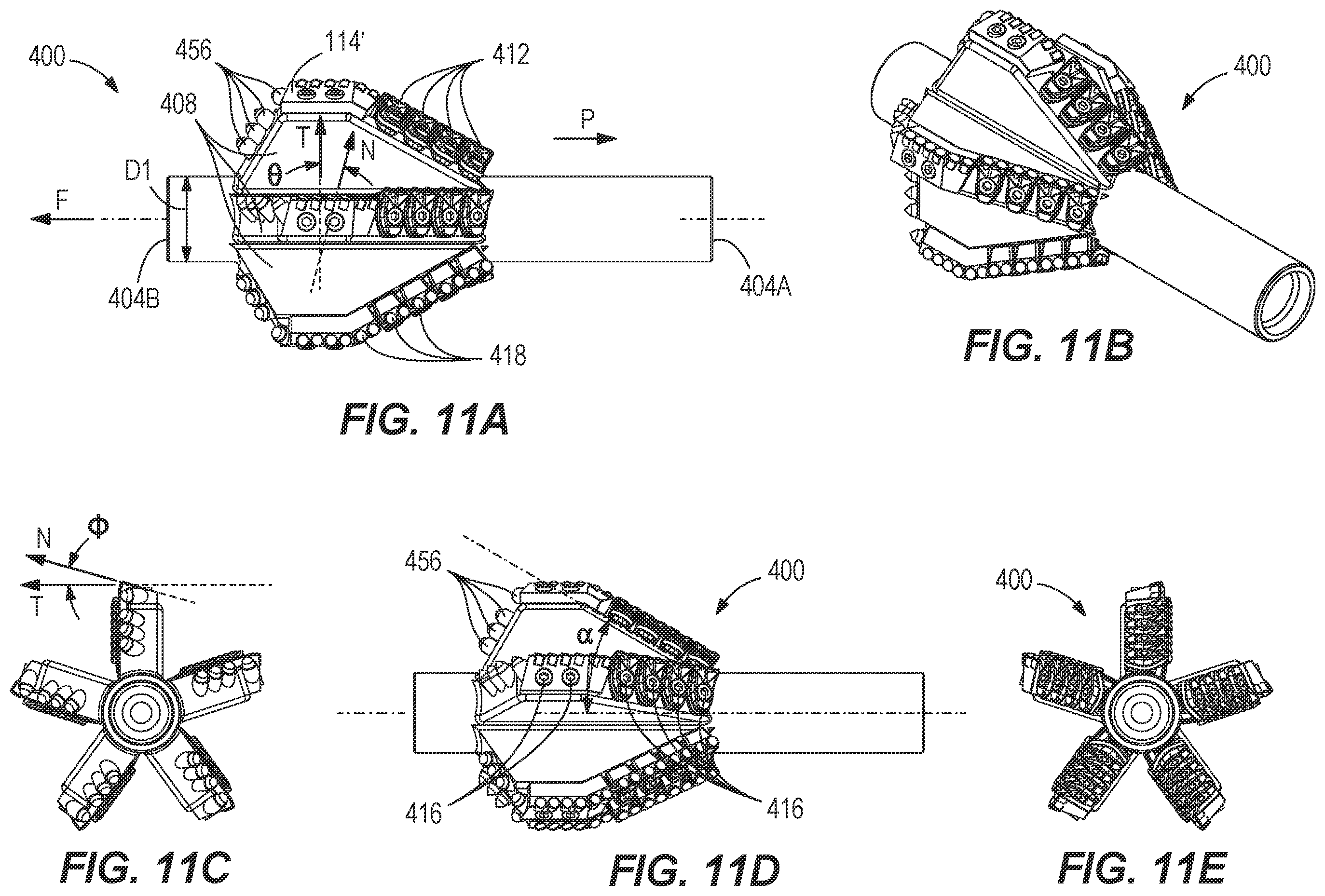 Patent US12378824 Figure 13 – HDD reamer having removable cutting teeth